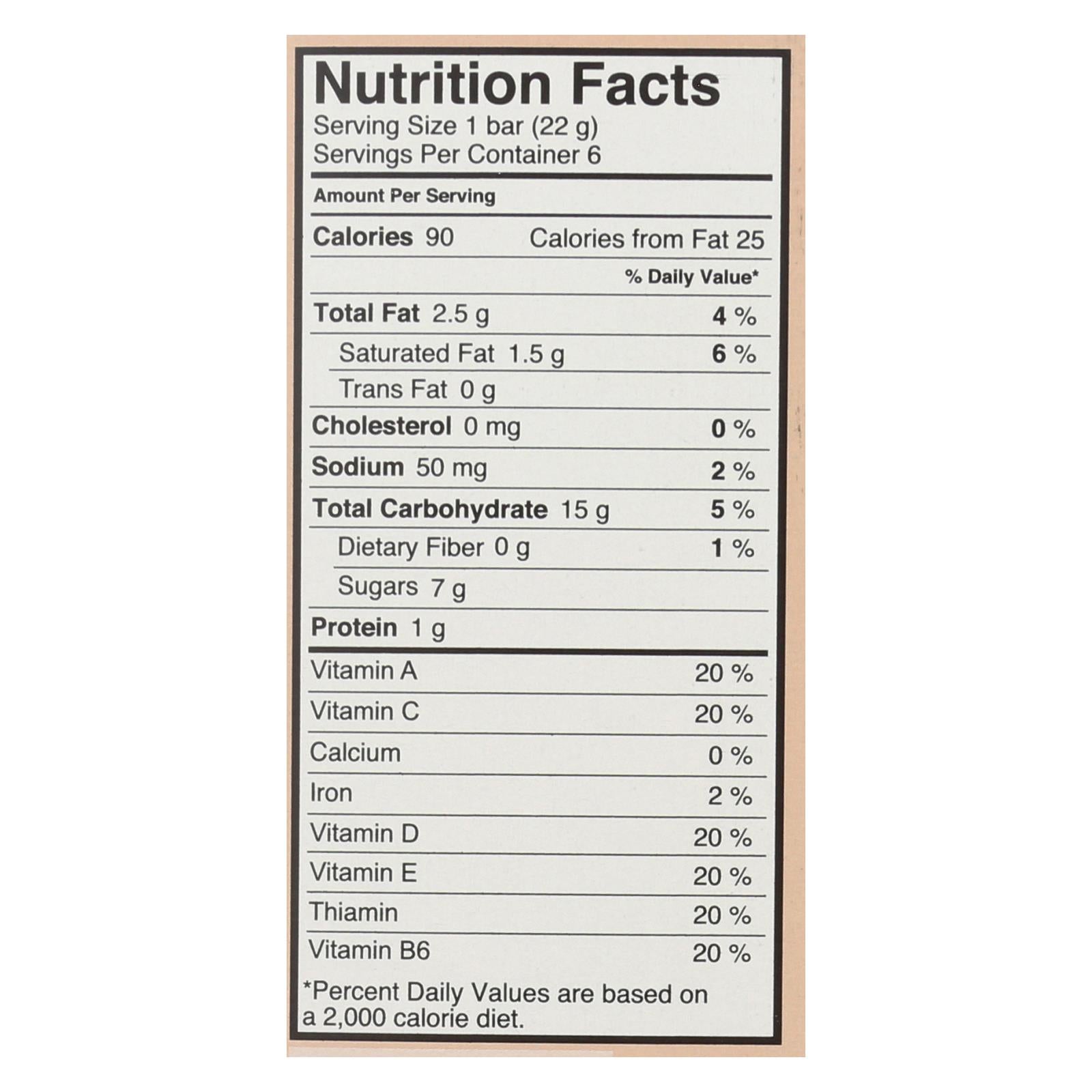 Made Good Crispy Squares - Chocolate Chip - Case of 6 - 4.68 oz.