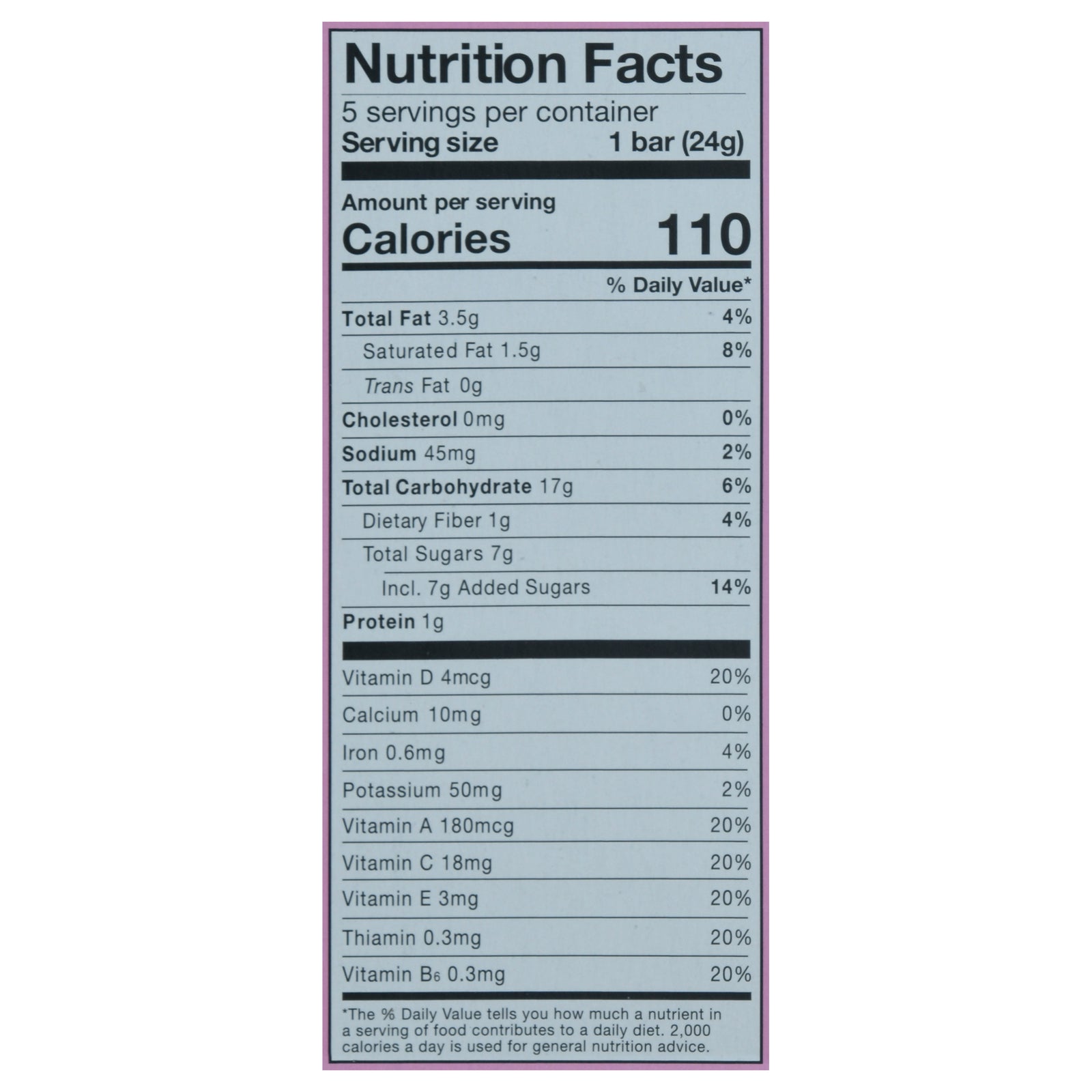 Made Good - Granola Bar Chocolate Drizzled Birthday Cake - Case of 6 - 5 / .85 OZ