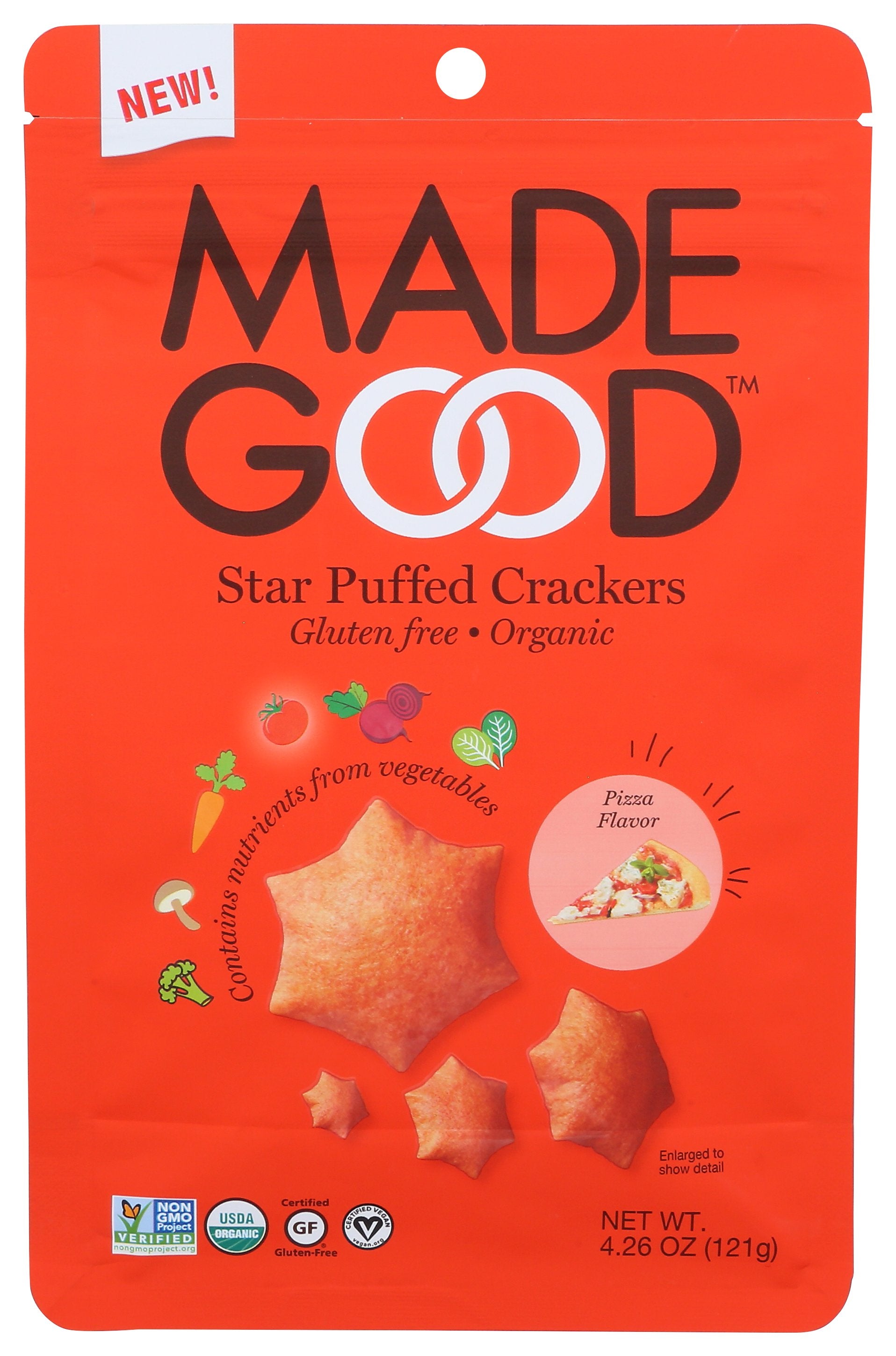 MADEGOOD CRACKER PIZZA ORG - Case of 6