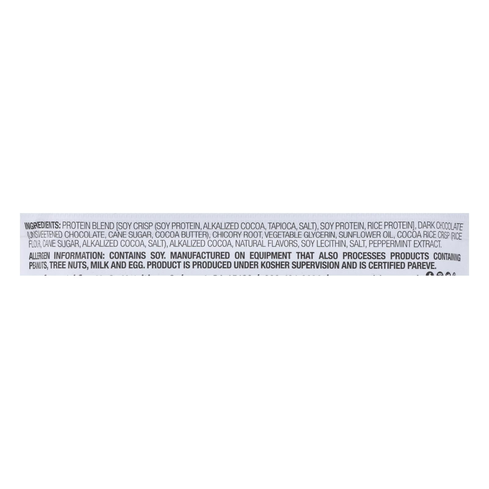 Nugo Nutrition Bar Nugo Slim Bar - Chocolate Mint - Case of 12 - 1.59 oz