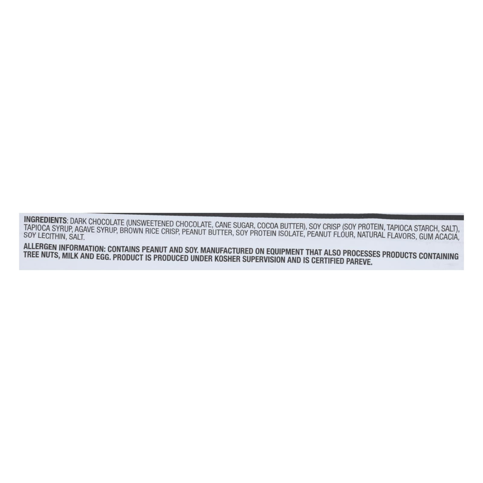 NuGo Nutrition Bar - Dark - Peanut Butter Cup - 1.76 oz - Case of 12