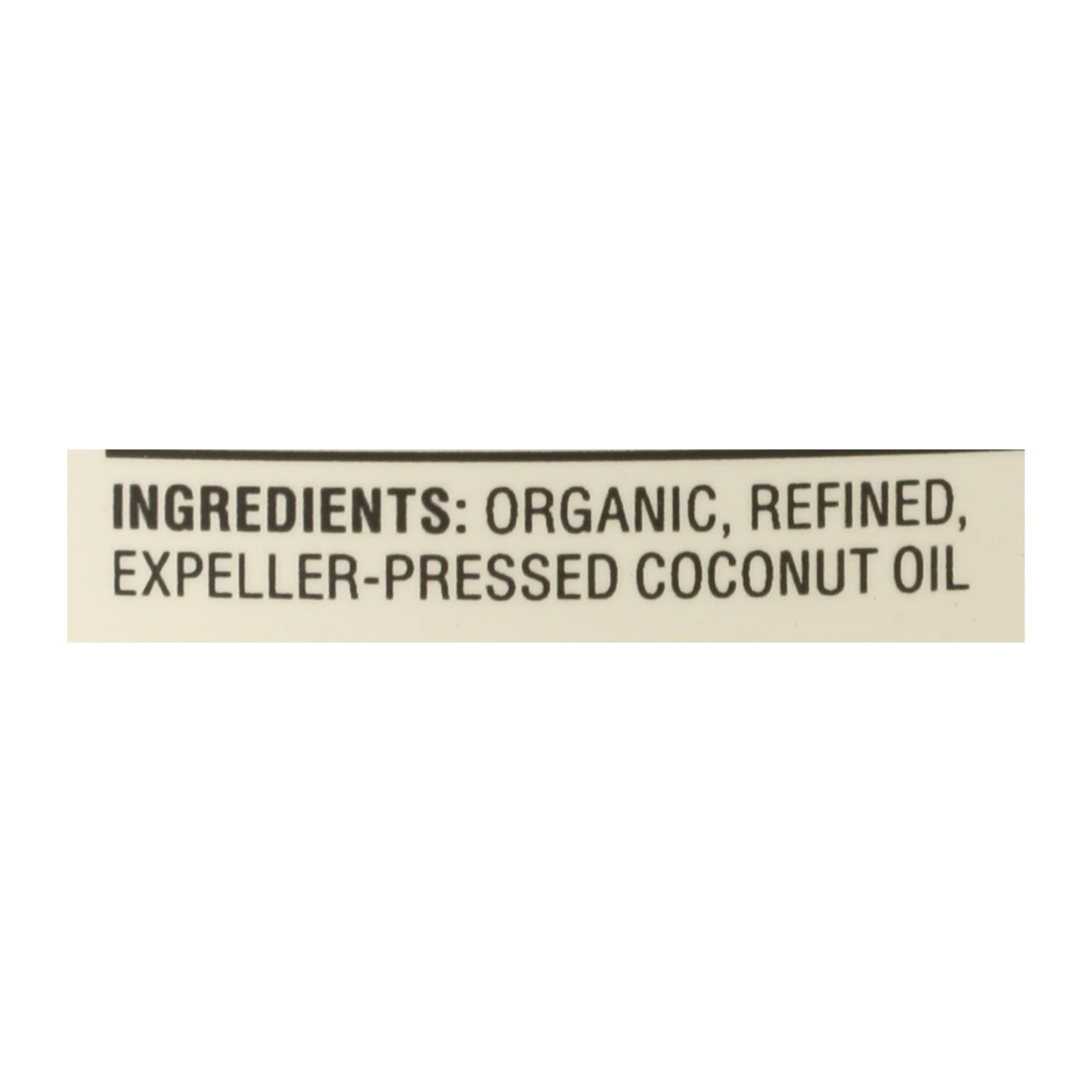 Nutiva Organic Coconut Oil - Refined - Case of 6 - 23 Fl oz.