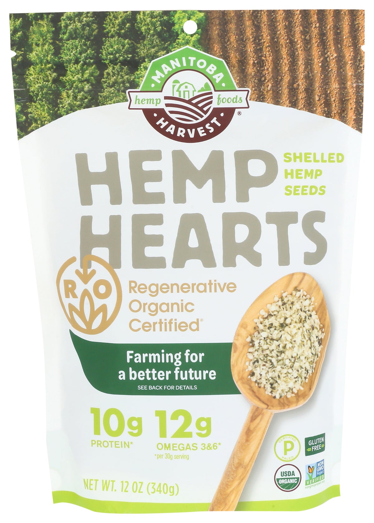 Manitoba Harvest Hemp Hearts 12 oz - Case of 1