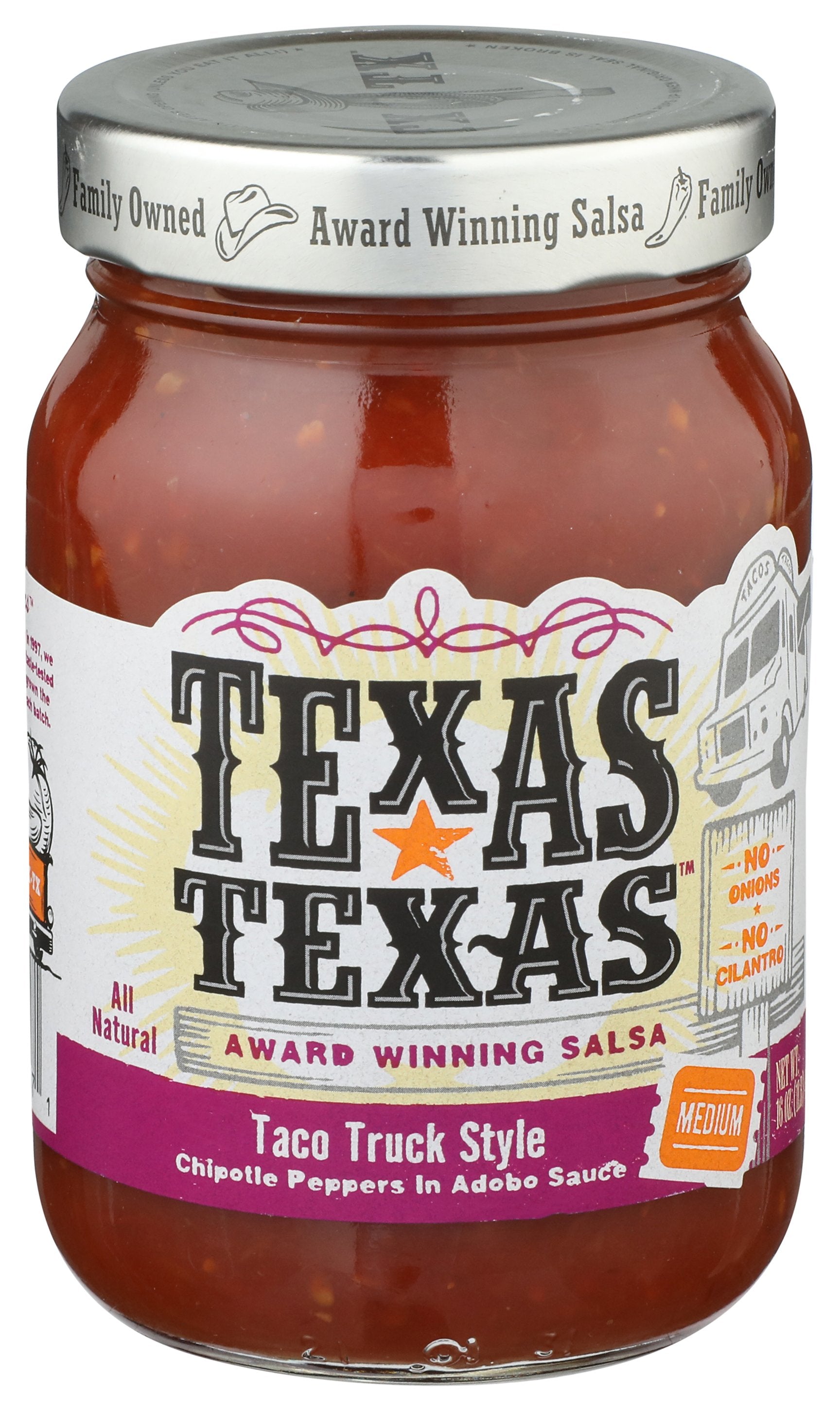 TEXAS TEXAS SALSA TACO TRUCK STYLE - Case of 6