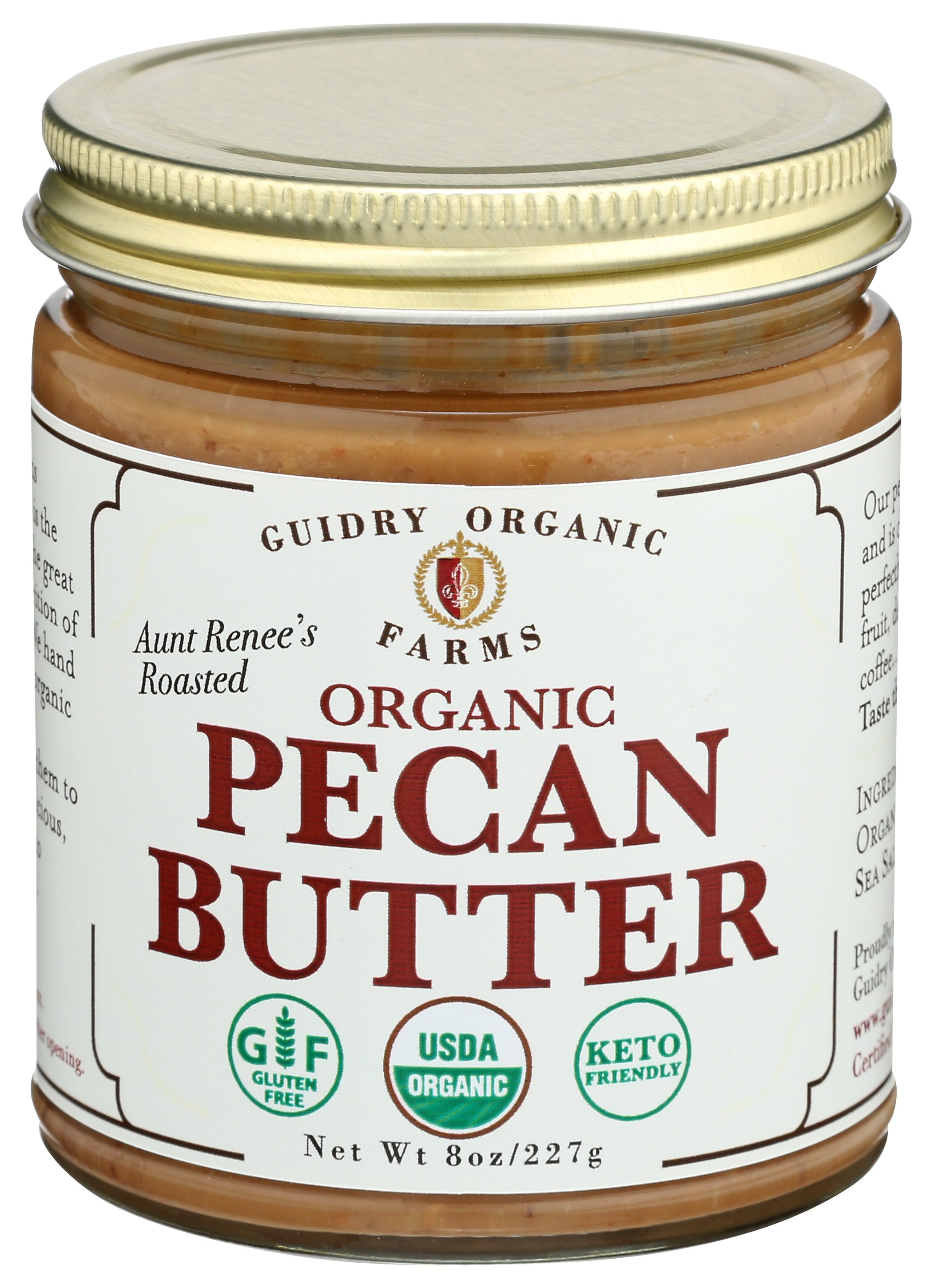 GUIDRY ORGANIC FARMS BUTTER PECAN ORG - Case of 12