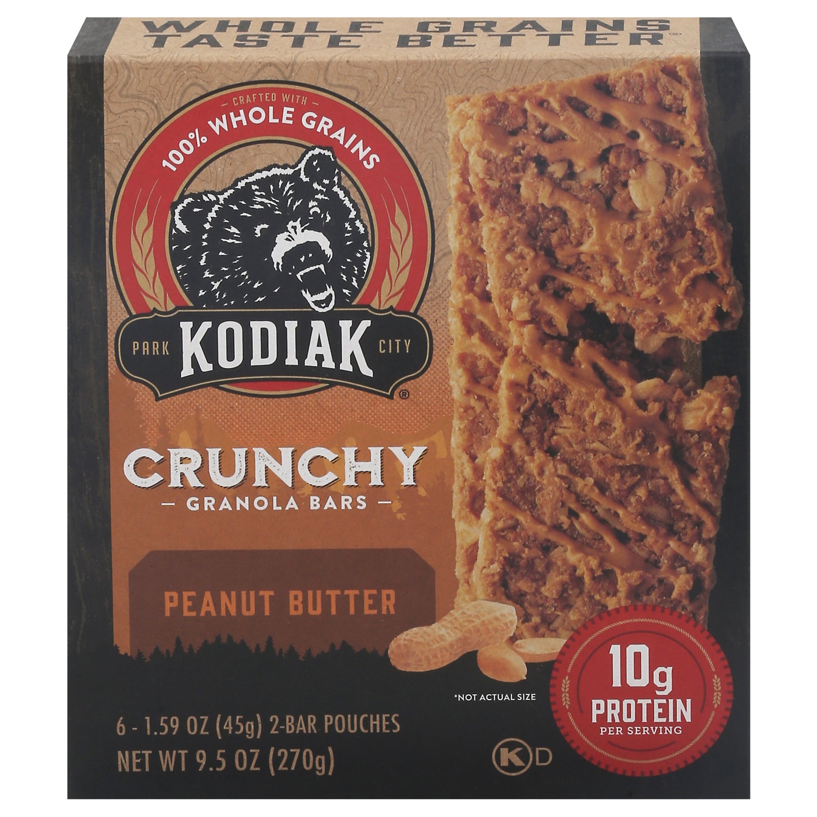 Kodiak Cakes - Granola Bar Pnut Butter - CS of 12-6/1.59OZ
