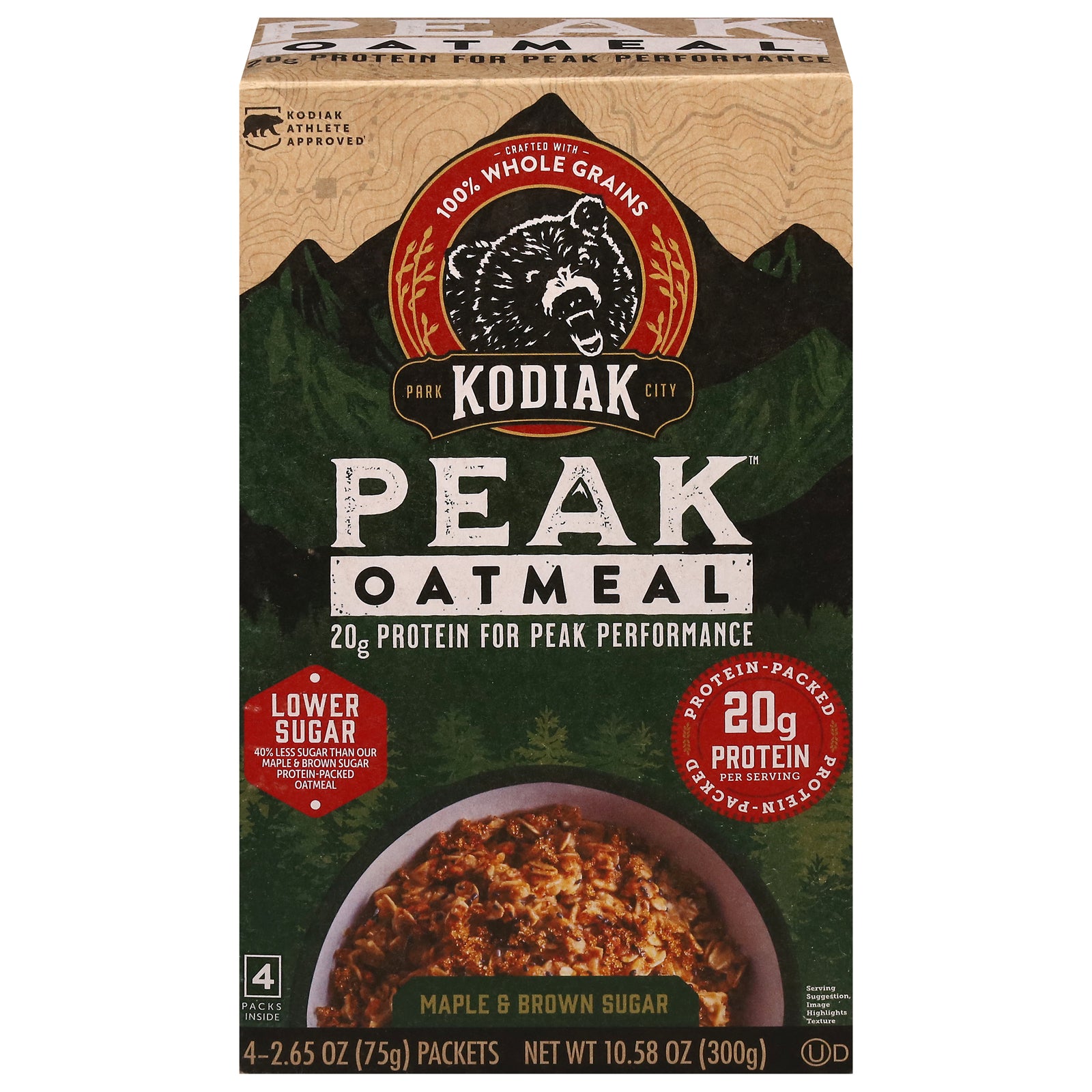 Kodiak Cakes - Oatml Maple Brown Sugar - CS of 6-4/2.65 Z