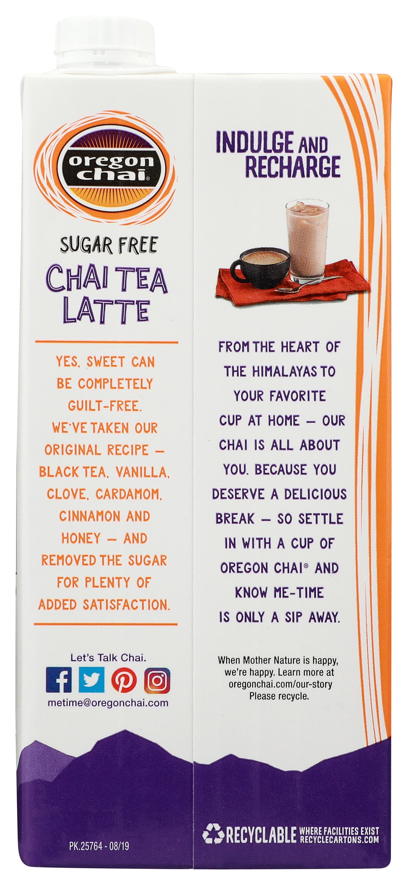 OREGON CHAI TEA CHAI SF ORIGINAL - Case of 6