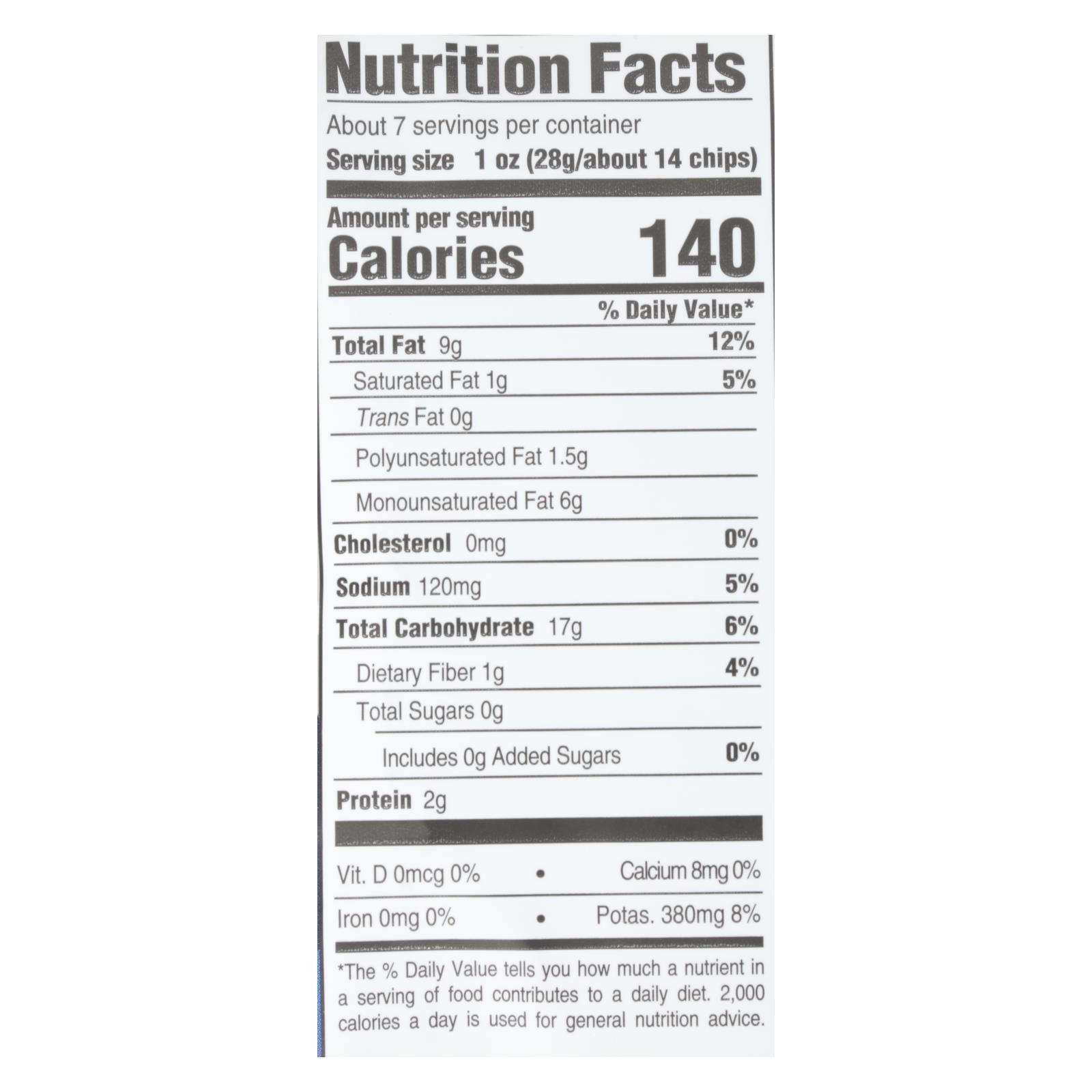 Boulder Canyon - Kettle Chips - Sea Salt - Case of 12 - 6.5 oz.