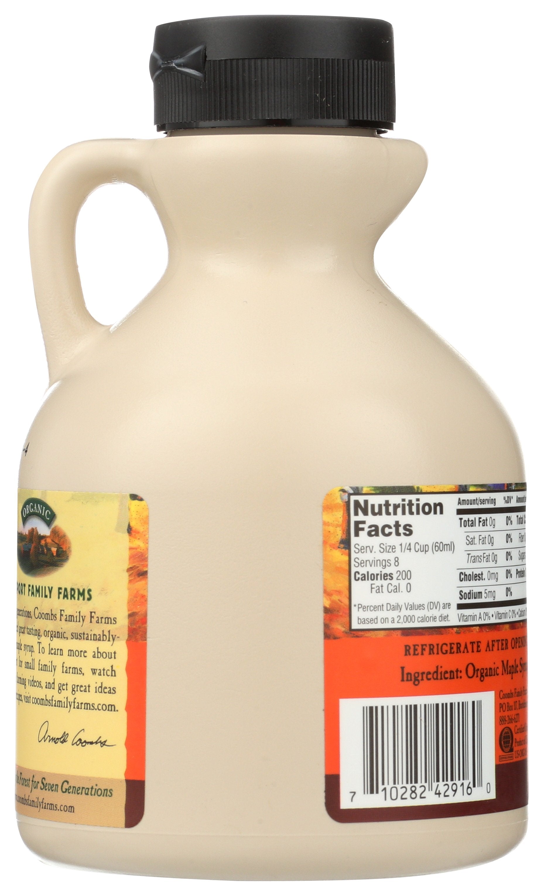 COOMBS FAMILY FARMS MAPLE SYRP JUG GRD A ORG - Case of 12