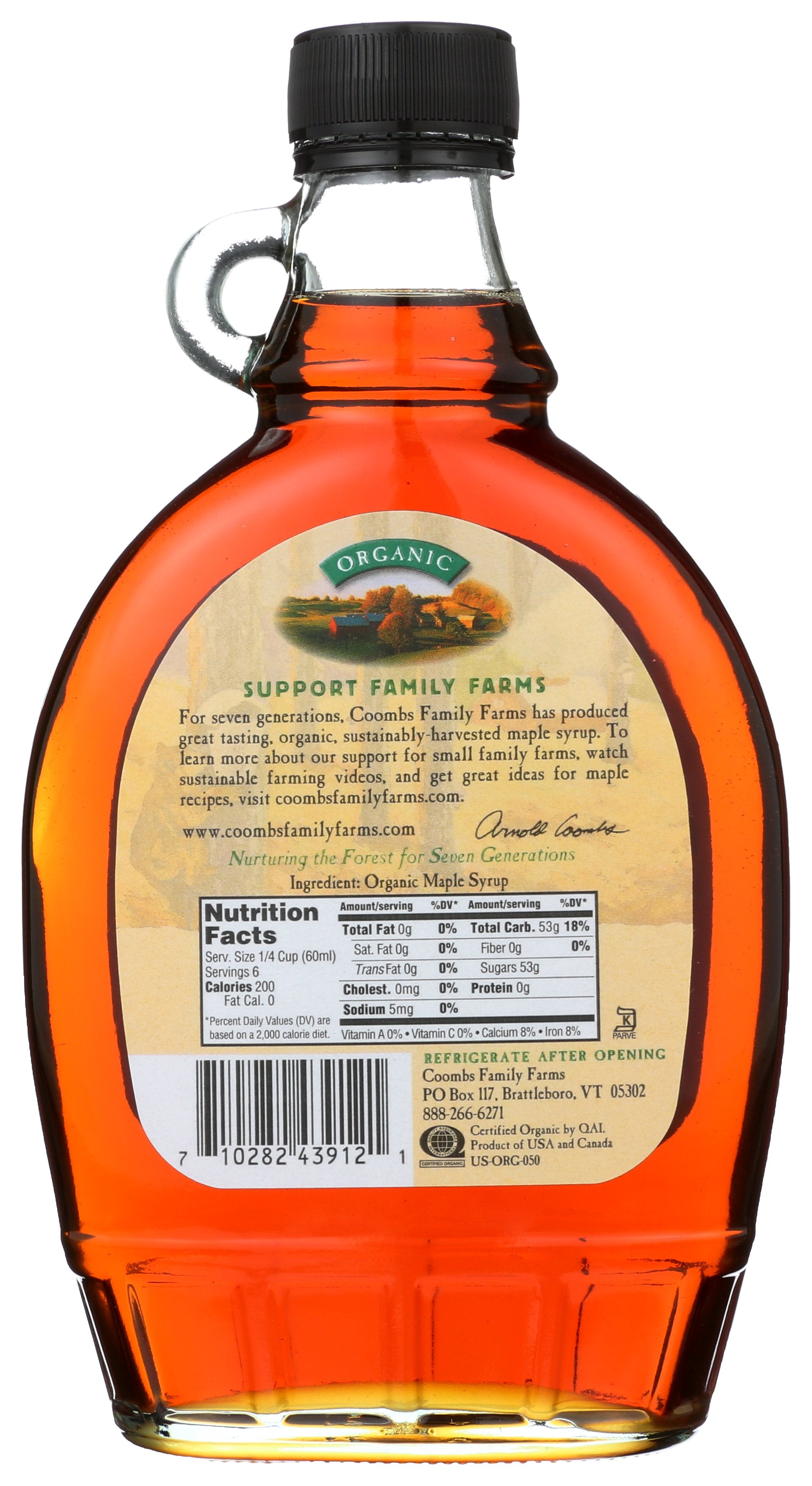 COOMBS FAMILY FARMS SYRUP MAPLE GRDA ORG - Case of 12 [MAPLE SYRUP - 12 OZ]