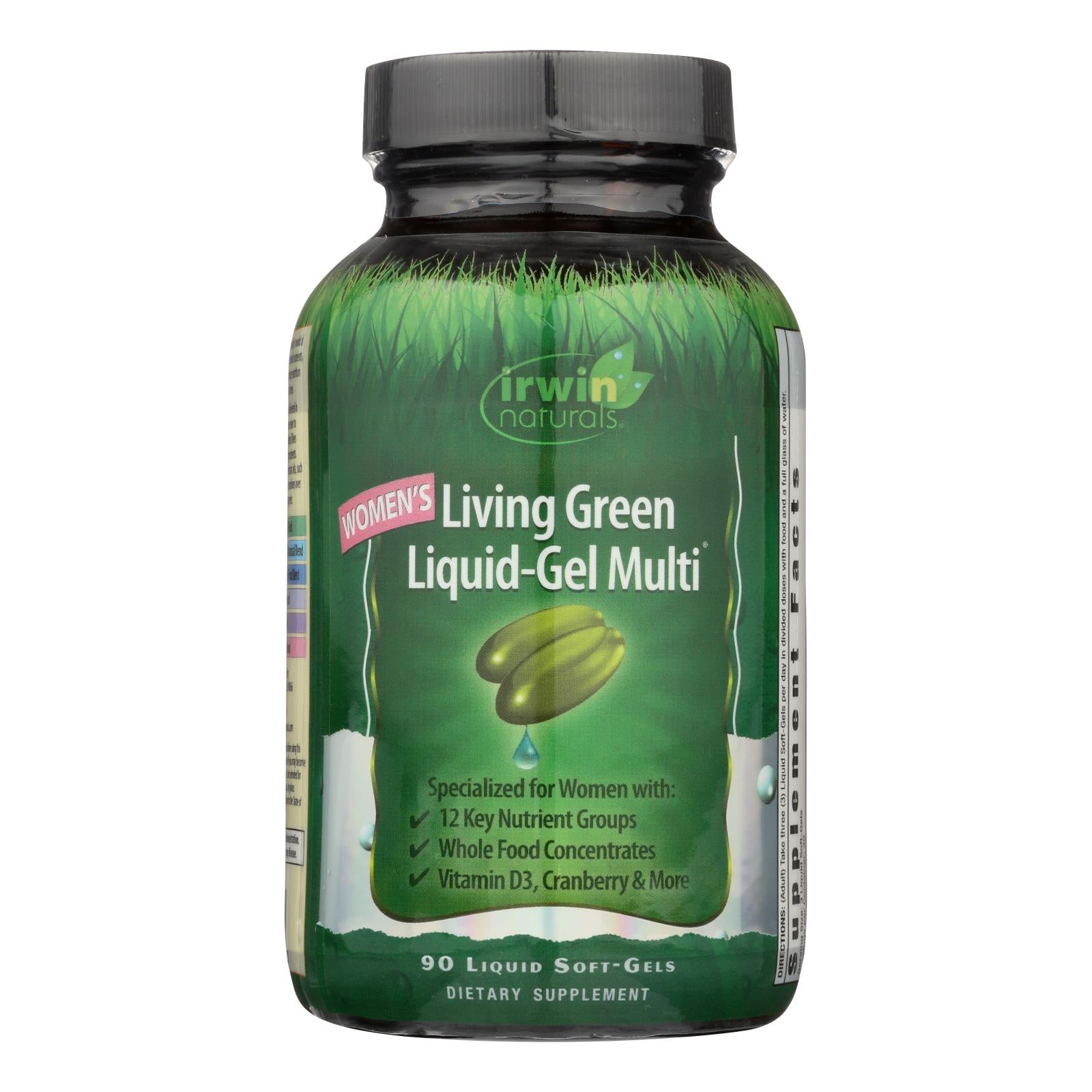 Irwin Naturals - Liq Gel Mlti Wmns Liv Grn - EA of 1-90 SGEL