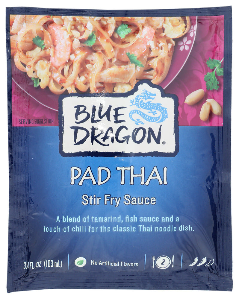 Blue Dragon Stir Fry Sauce Pad Thai - Case of 12 - 3.4 OZ