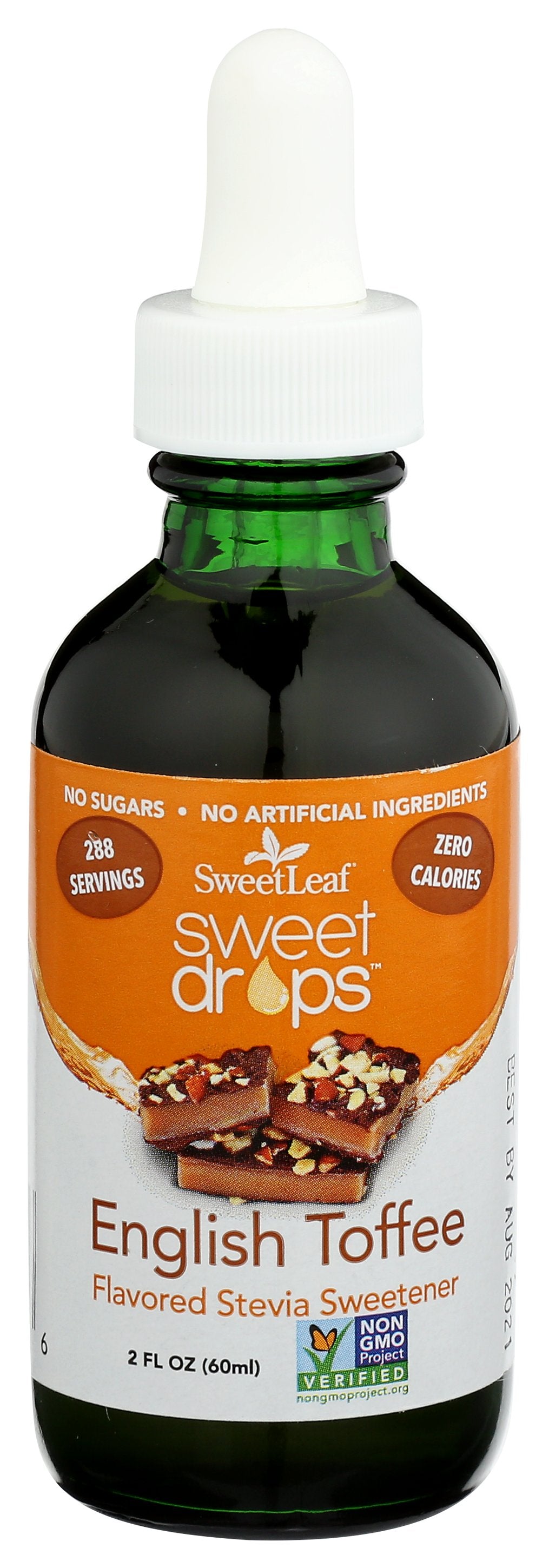 SWEETLEAF STEVIA LIQ TOFFEE - Case of 3