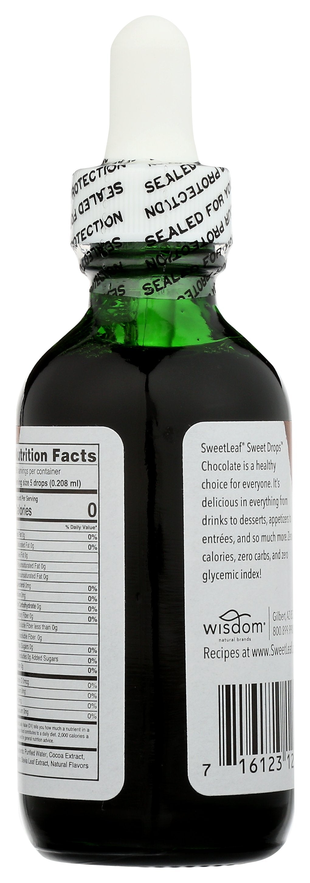 SWEETLEAF STEVIA LIQ CHOC - Case of 3