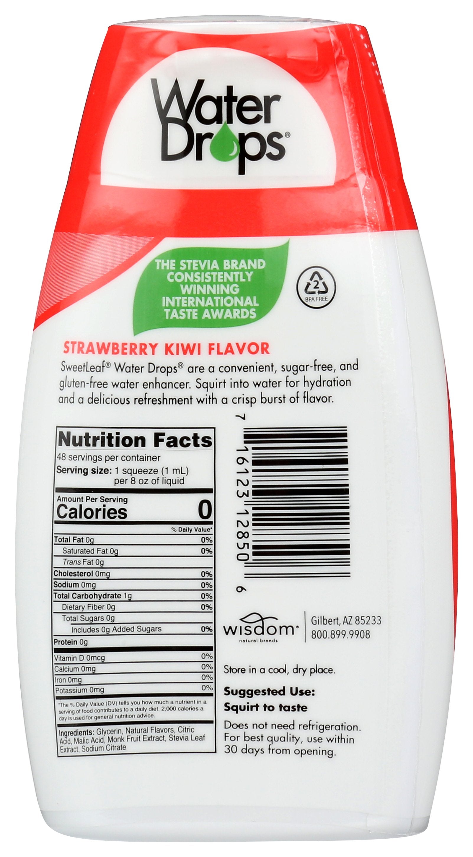 SWEETLEAF WATER DROP STRWBRY KIWI - Case of 12