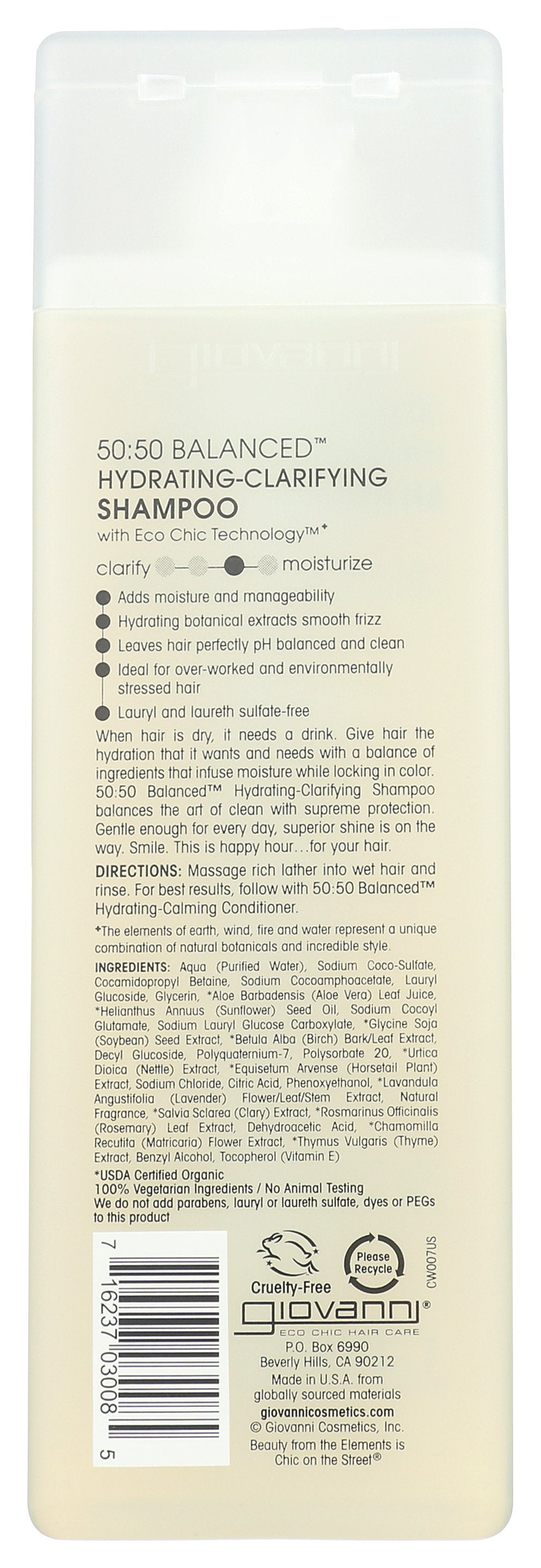 GIOVANNI COSMETICS SHAMPOO 50 50 BALANCE - Case of 3