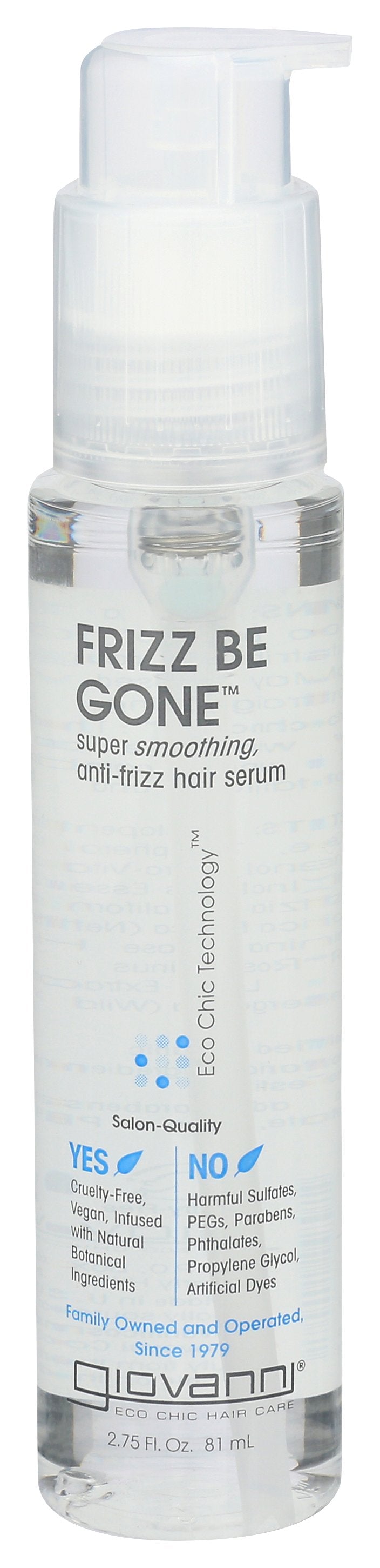 GIOVANNI COSMETICS HAIR FRIZZ BE GONE - Case of 3