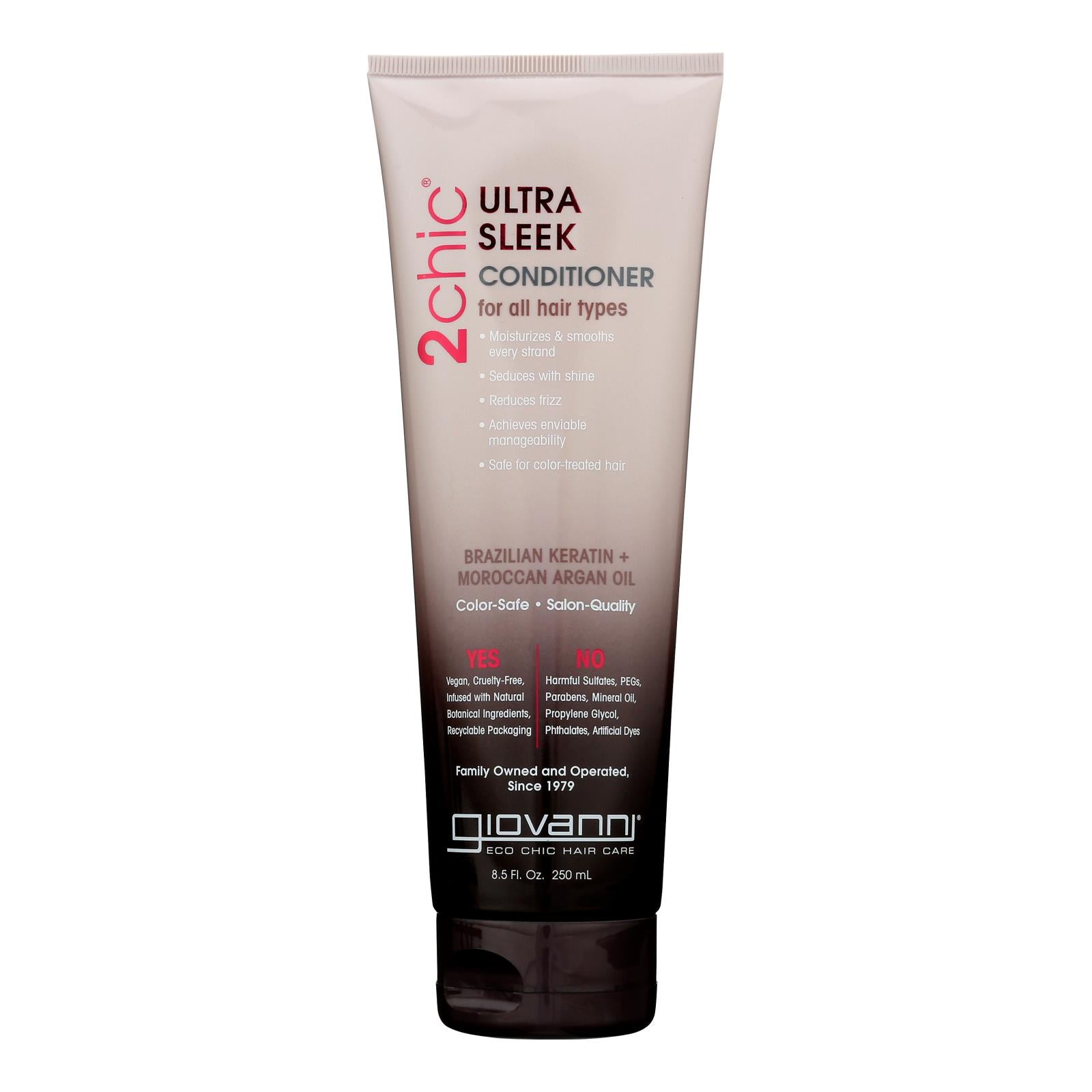 Giovanni 2chic Ultra-sleek Conditioner With Brazilian Keratin And Argan Oil - 8.5 Fl Oz