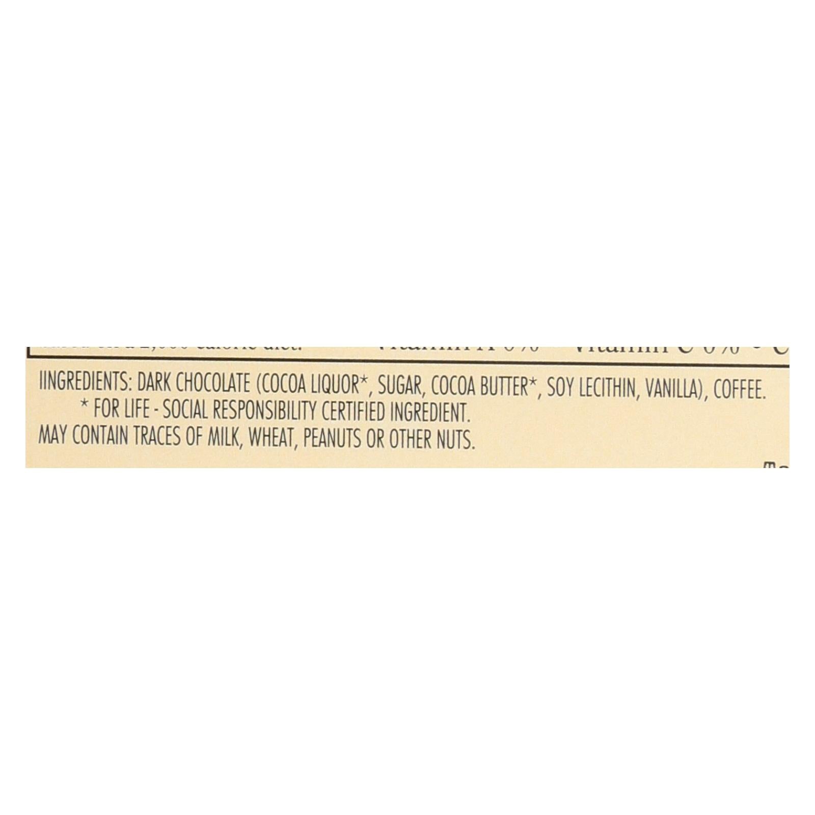 Chocolove Xoxox - Premium Chocolate Bar - Dark Chocolate - Coffee Crunch - 3.2 oz Bars - Case of 12