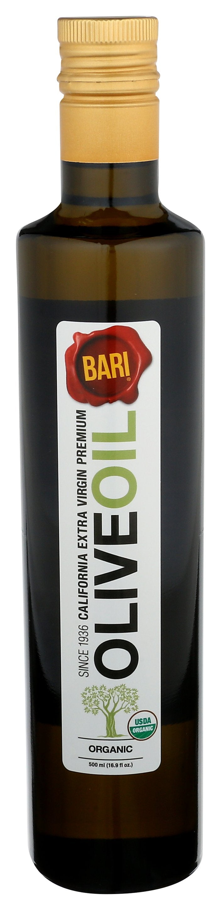 BARI OIL OLV XVRGN ORG - Case of 6 [CALIFORNIA ORGANIC EXTRA VIRGING OLIVE OIL - 500 ML]