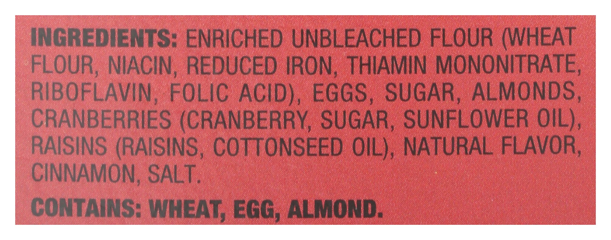NONNIS THINS CRANBERRY ALMOND - Case of 6
