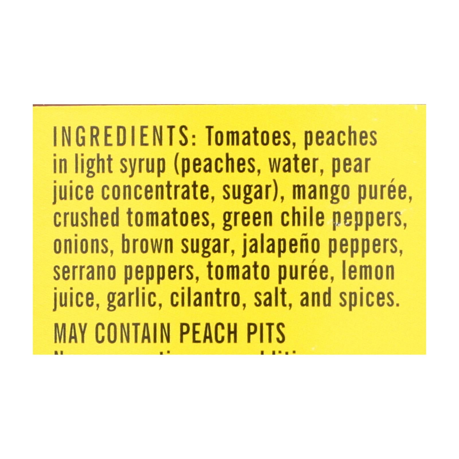 Desert Pepper Trading - Medium Hot Peach Mango Salsa - Case Of 6 - 16 Oz.