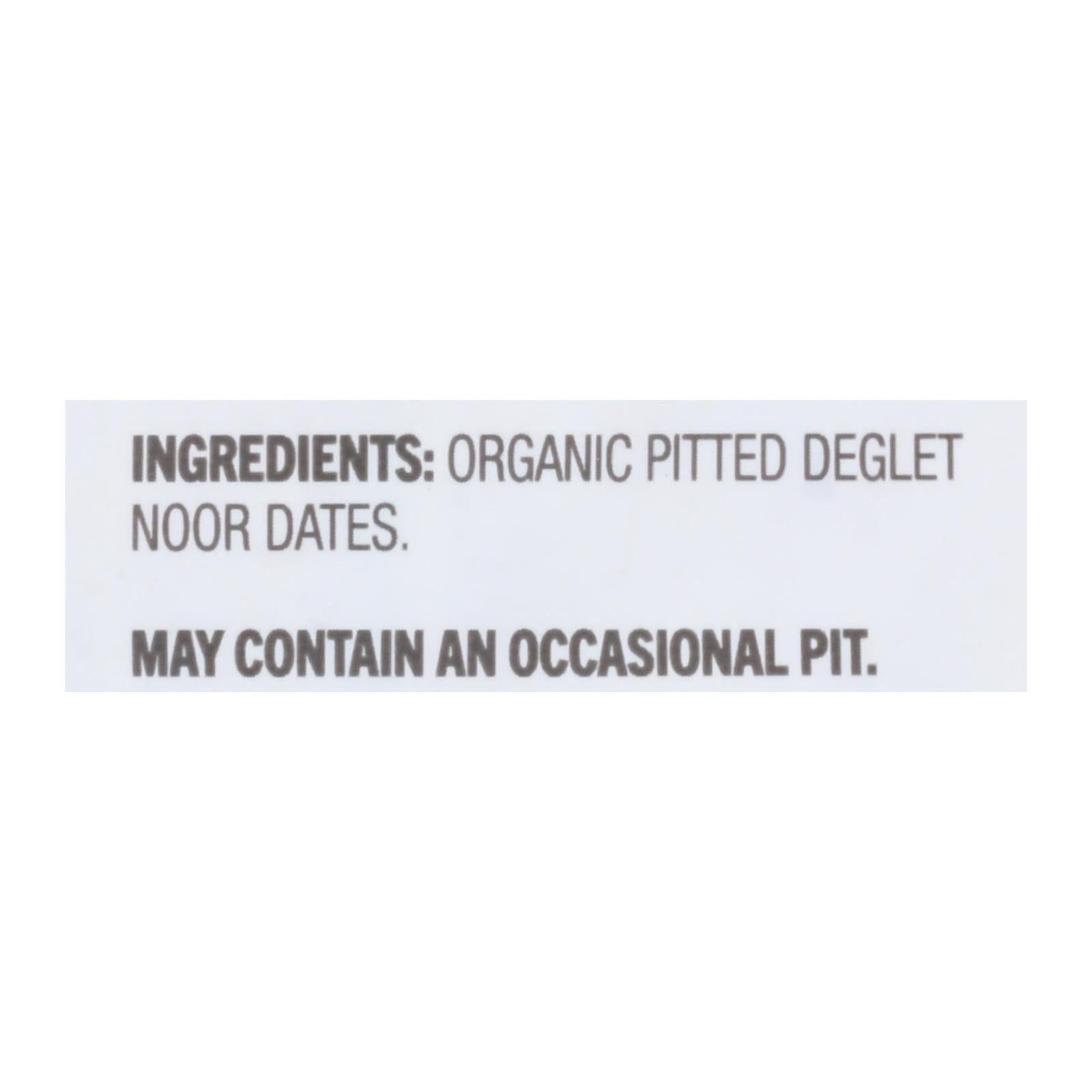 Made In Nature, Organic Dates Dried Fruit - Case of 6 - 20 OZ