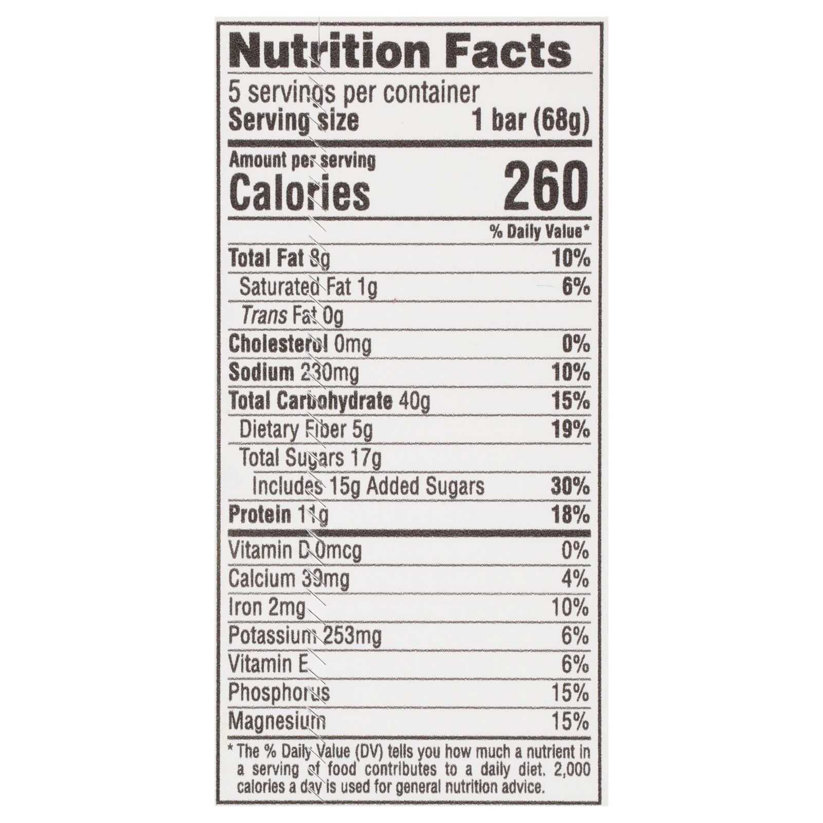 Clif Bar - Enrgy Br Og3 Crunchy Pbtr - CS of 9-5/2.4 OZ