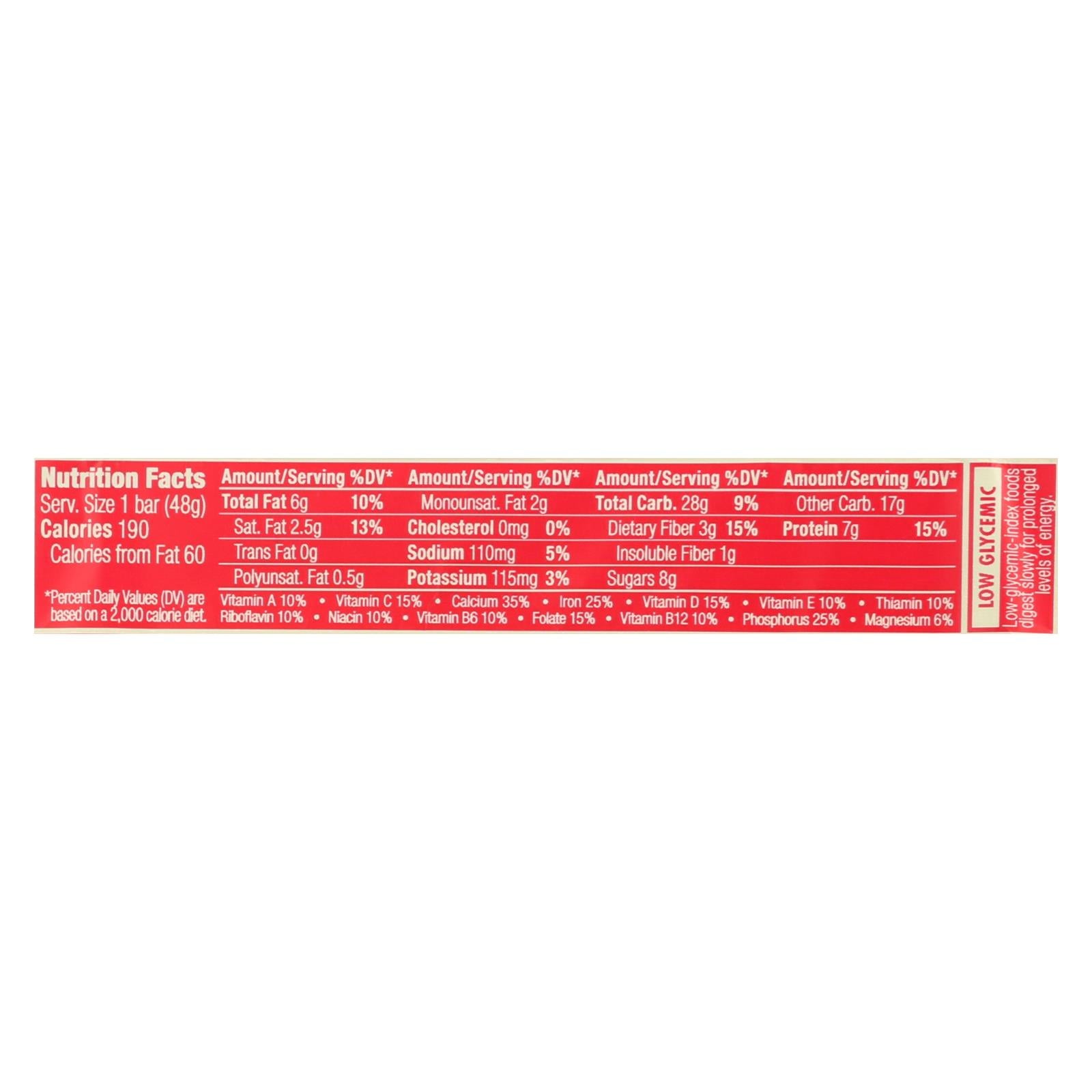 Clif Bar Luna Bar - Organic Chocolate Peppermint - Case of 15 - 1.69 oz