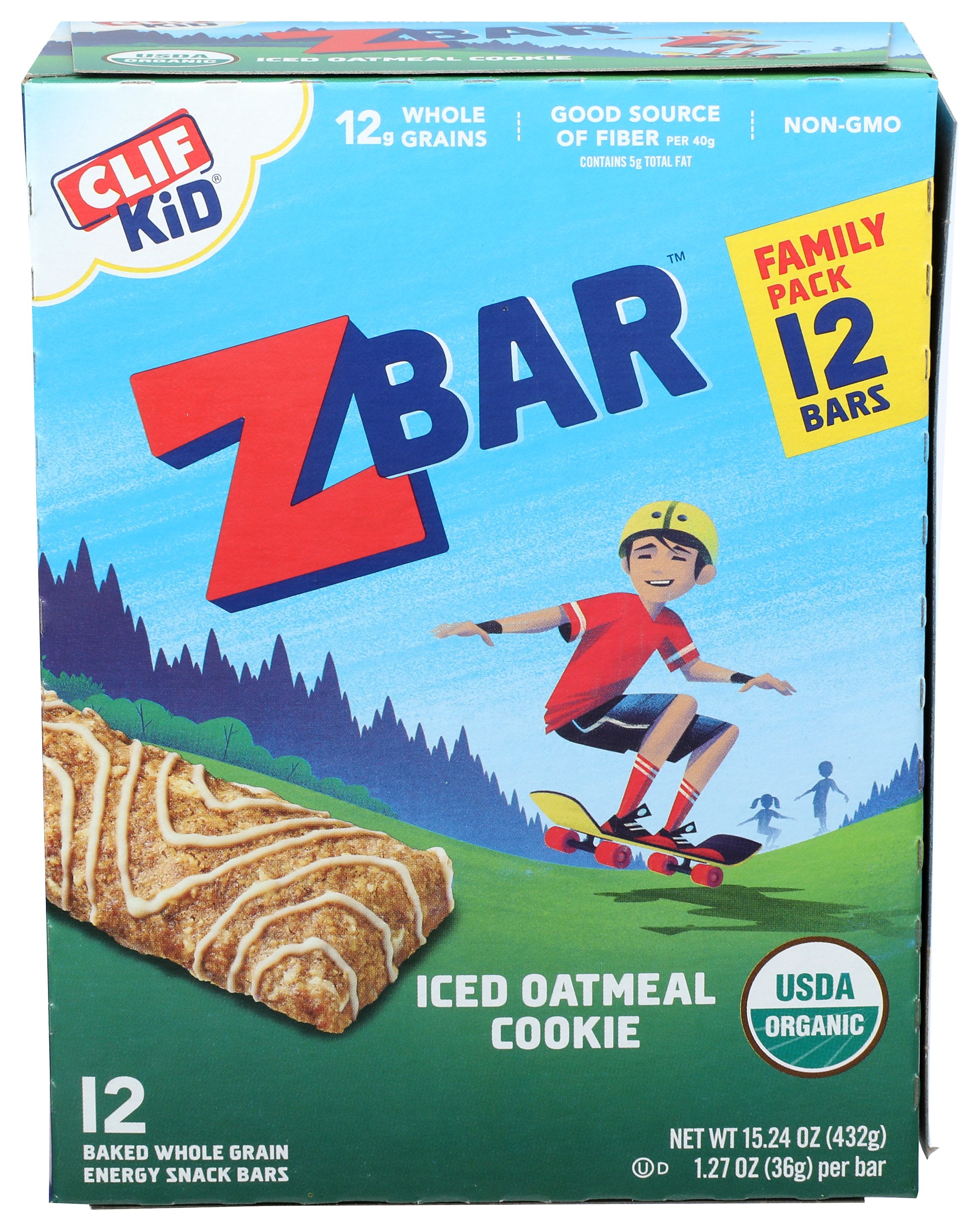 CLIF KID BAR ICED OTML COOKIE 12PK - Case of 6