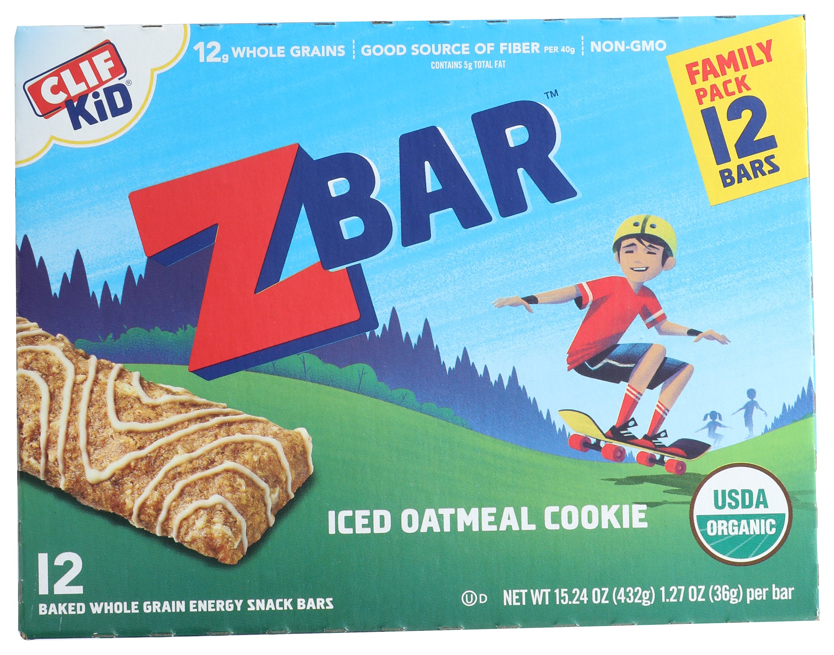 CLIF KID BAR ICED OTML COOKIE 12PK - Case of 6