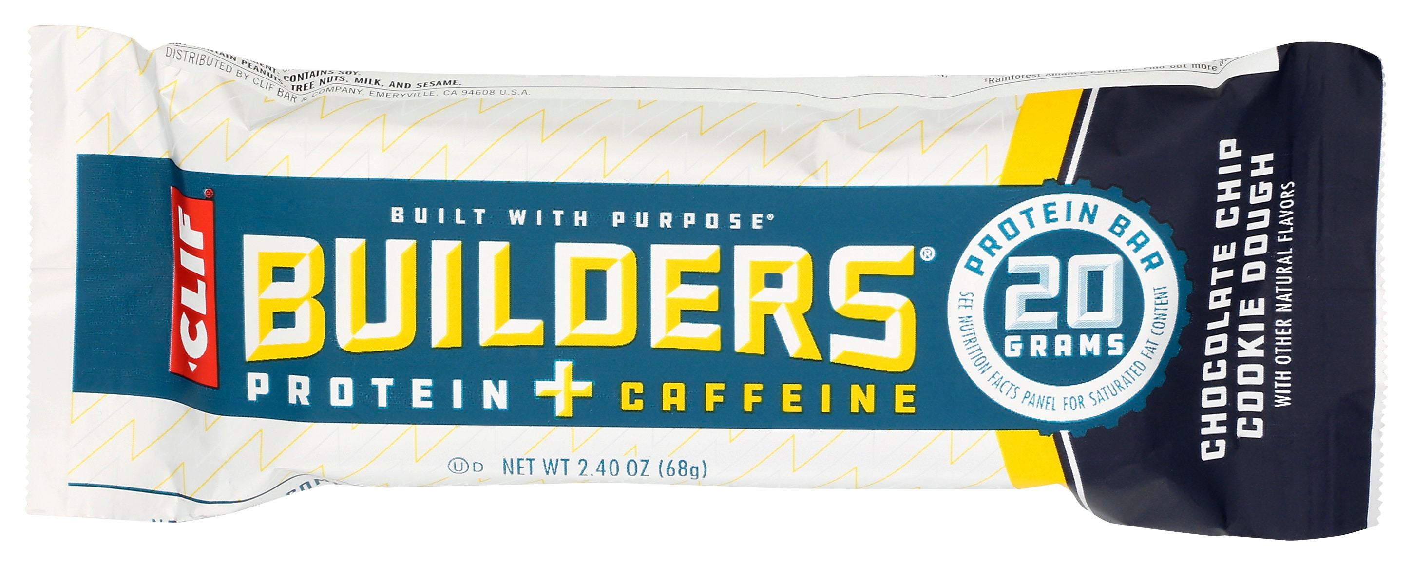 CLIF BUILDER BAR CHOC CHIP COOKIE DGH - Case of 12