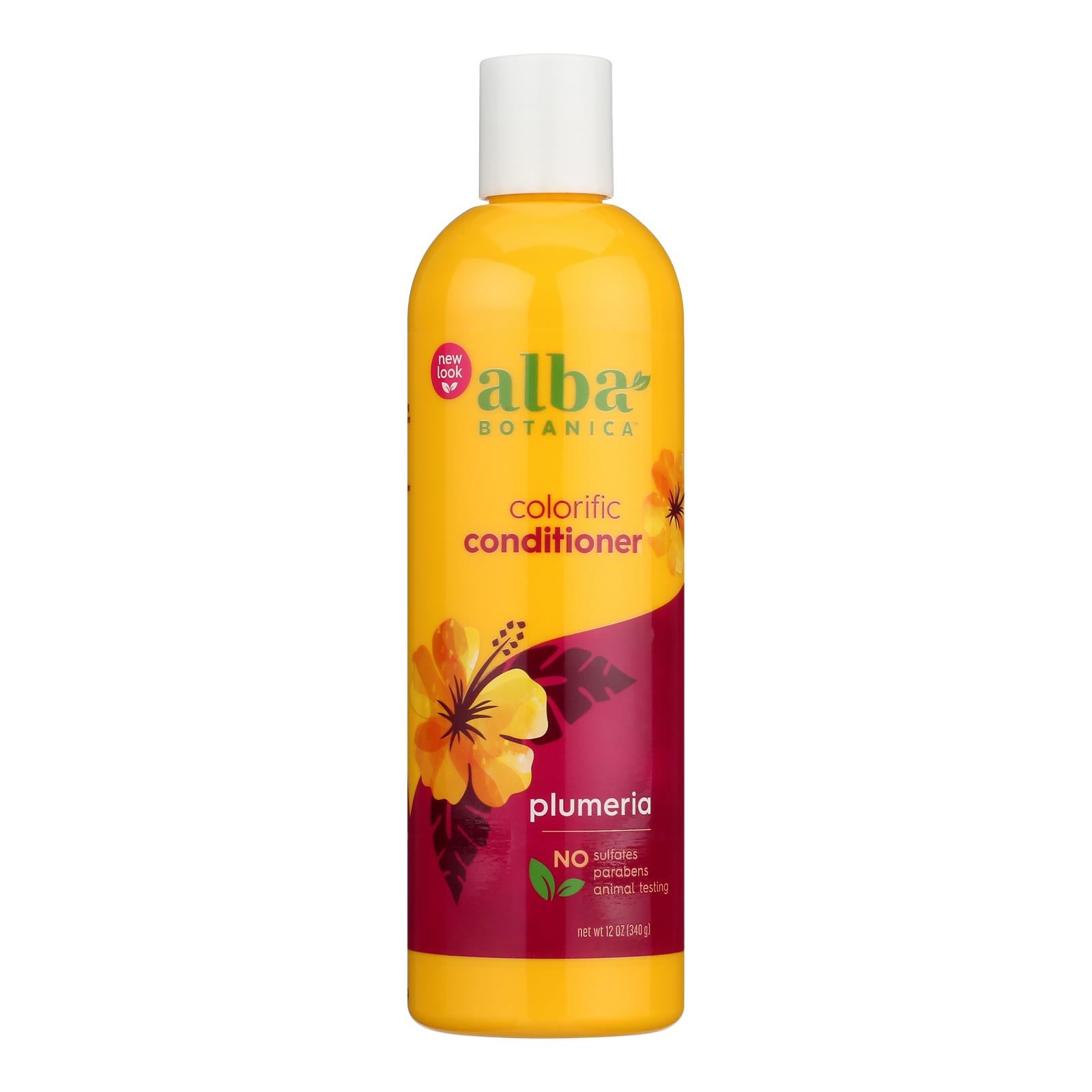 Alba Botanica - Hawaiian Hair Conditioner - Plumeria - 12 Fl Oz