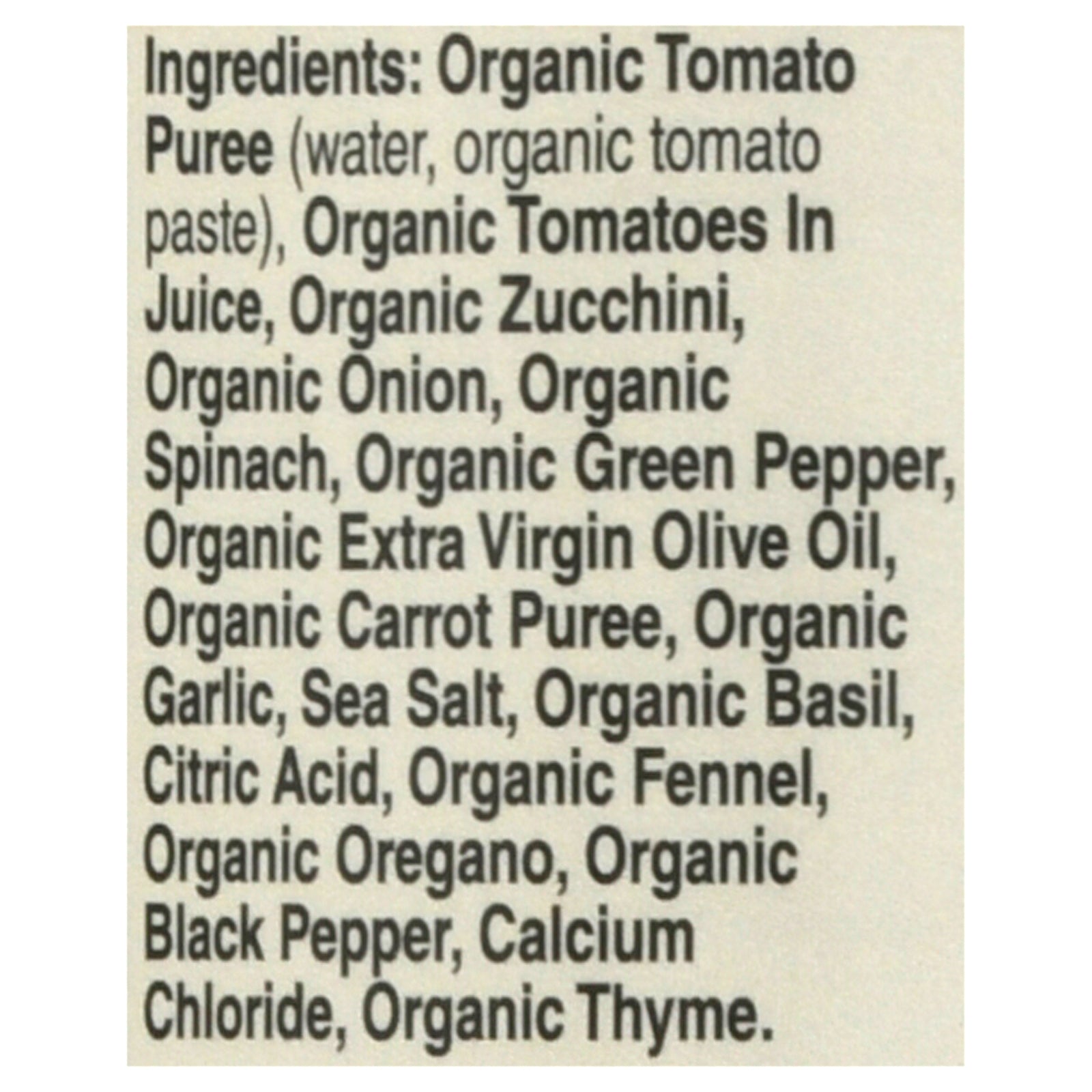 Muir Glen - Pasta Sauce Organic Garden Veggie - Case of 12-23.5 Fluid Ounces