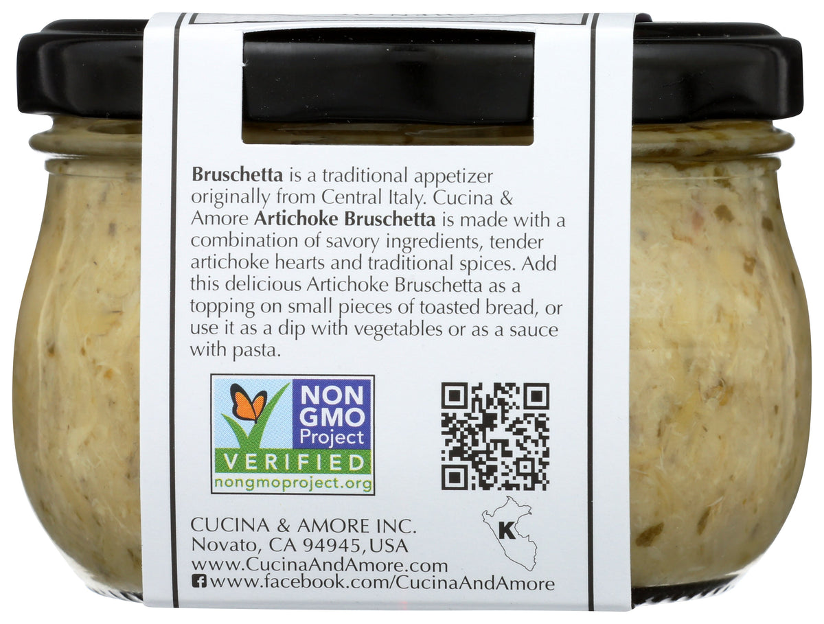 CUCINA & AMORE BRUSCHETTA ARTICHOKE - Case of 6