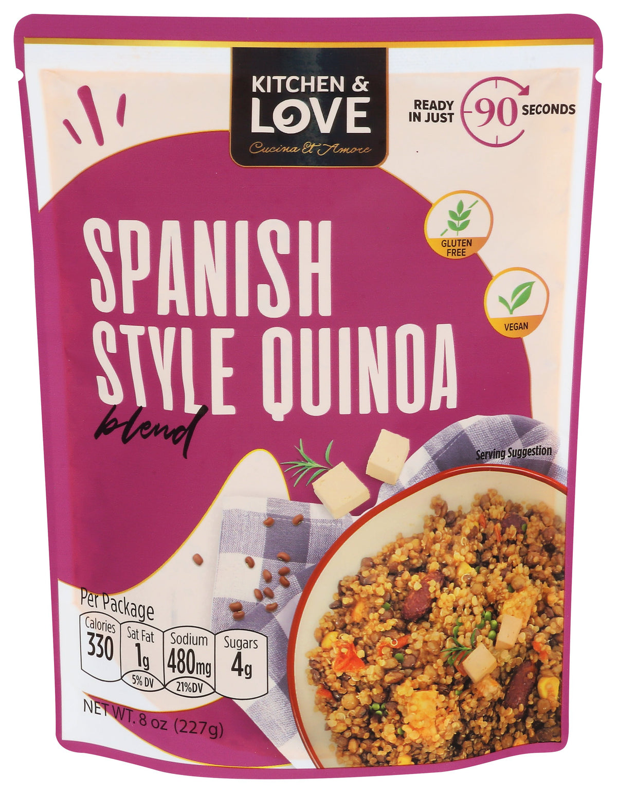 KITCHEN AND LOVE QUINOA MEDLEY RTH SPANISH - Case of 6