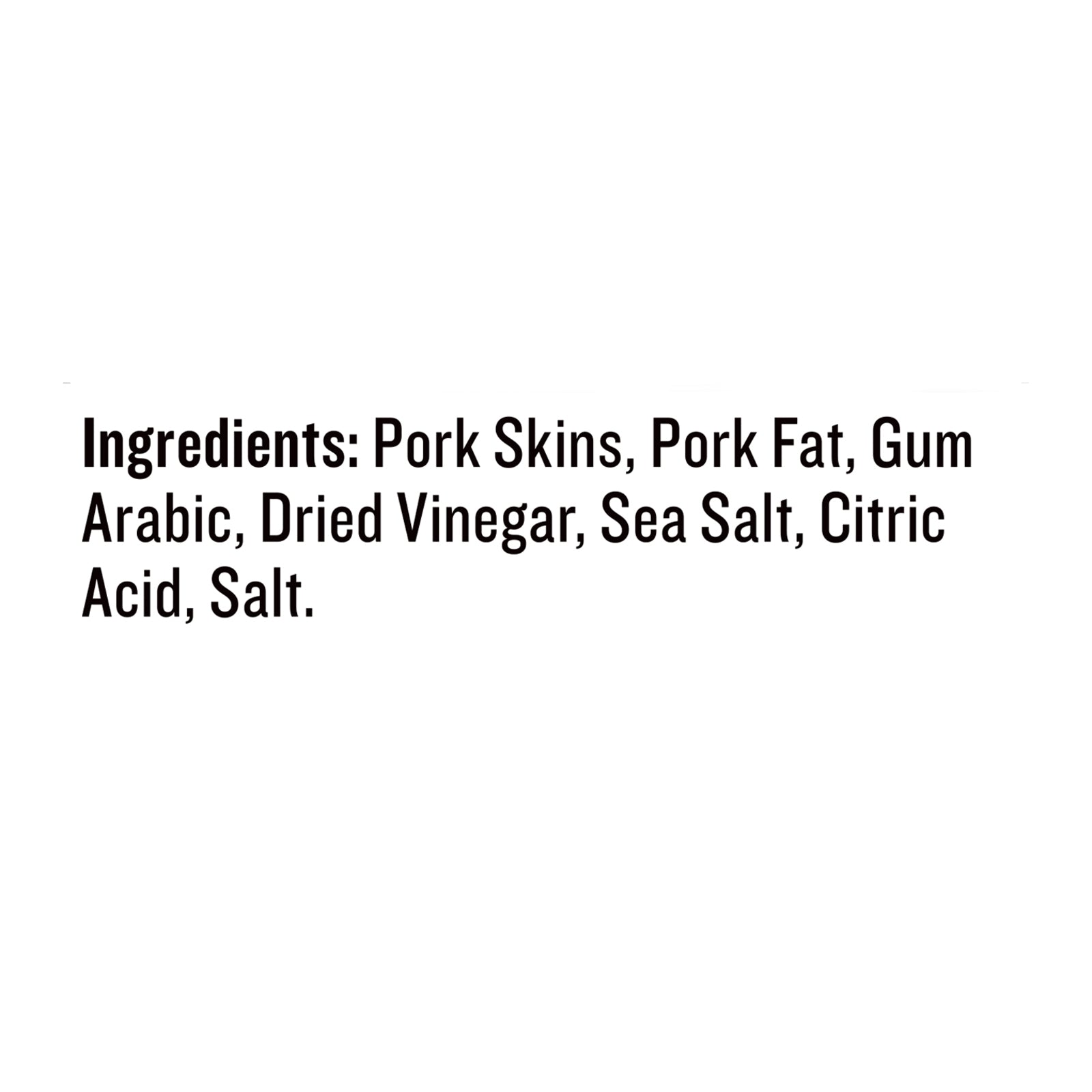 Epic - Pork Rinds Sea Salt Vinegar - Case of 12-2.5 OZ