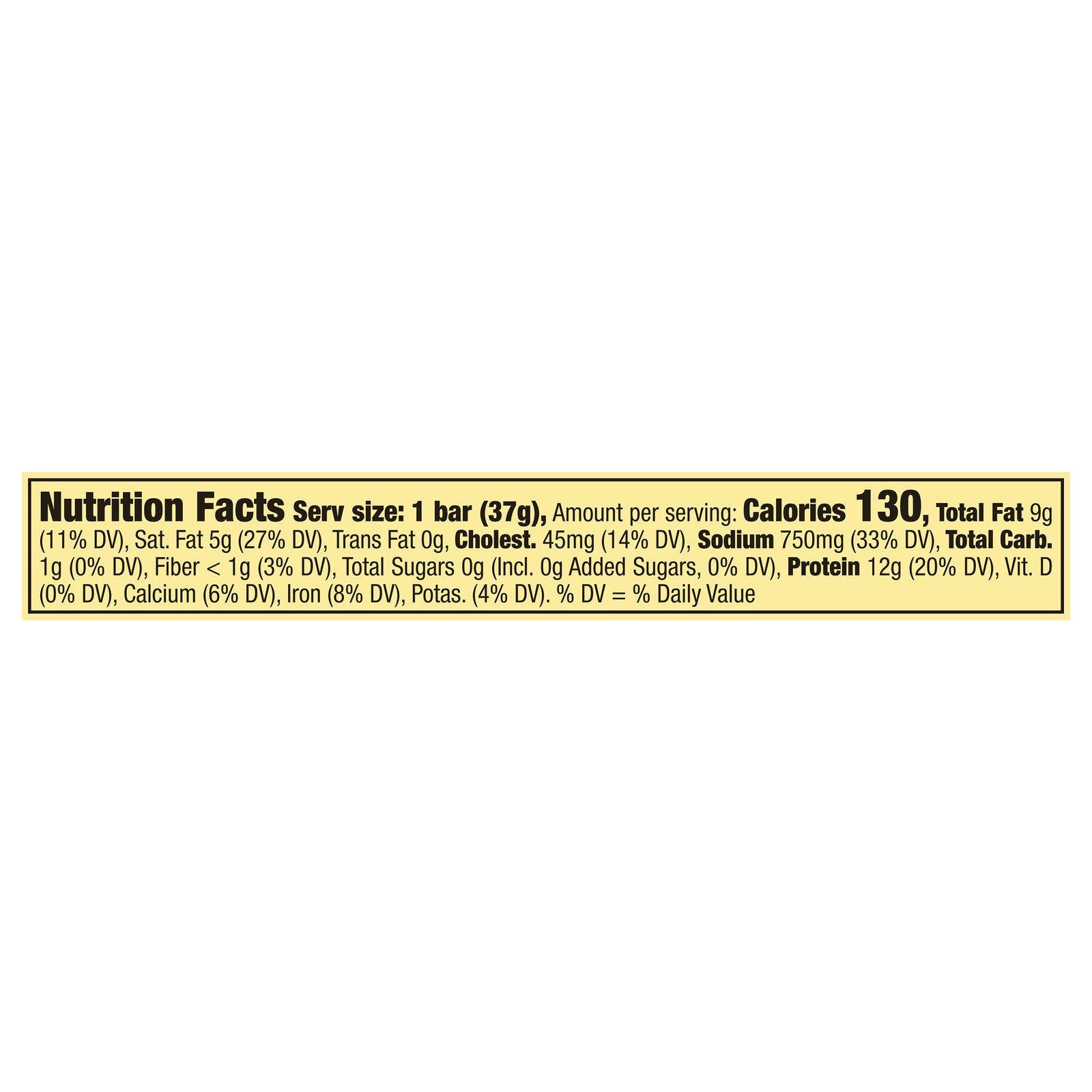 Epic - Bar Venison Sea Salt And Pepper - Case Of 12-1.3 Oz