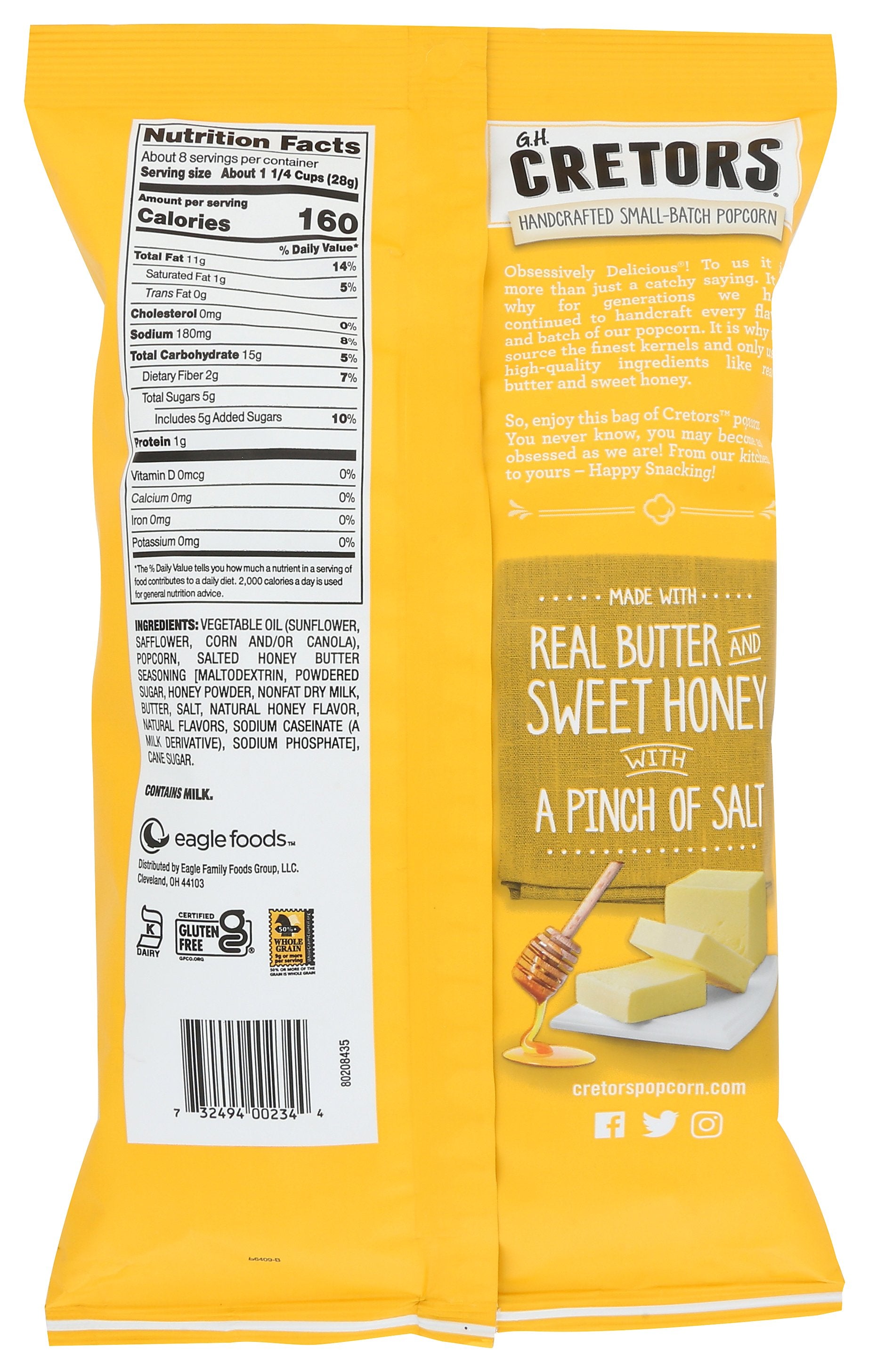 GH CRETORS POPCORN KETTLE HNY BTTR - Case of 12