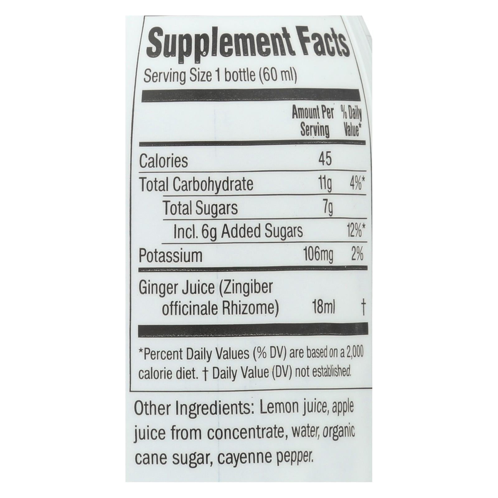 Ginger People - Ginger Shot Rescue Lemon Cynn - Case of 12 - 2 FZ