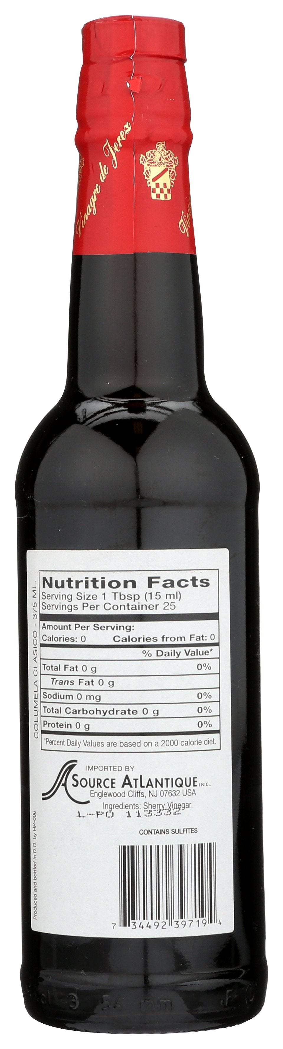 COLUMELA VINEGAR SHERRY RGLR - Case of 6