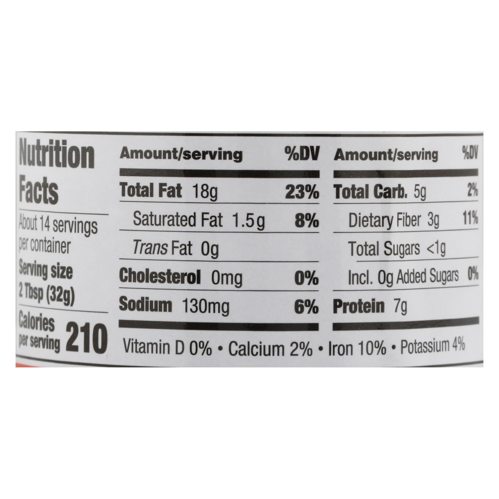 Sunbutter Sunflower Butter - No Sugar Added - Case Of 6 - 16 Oz.