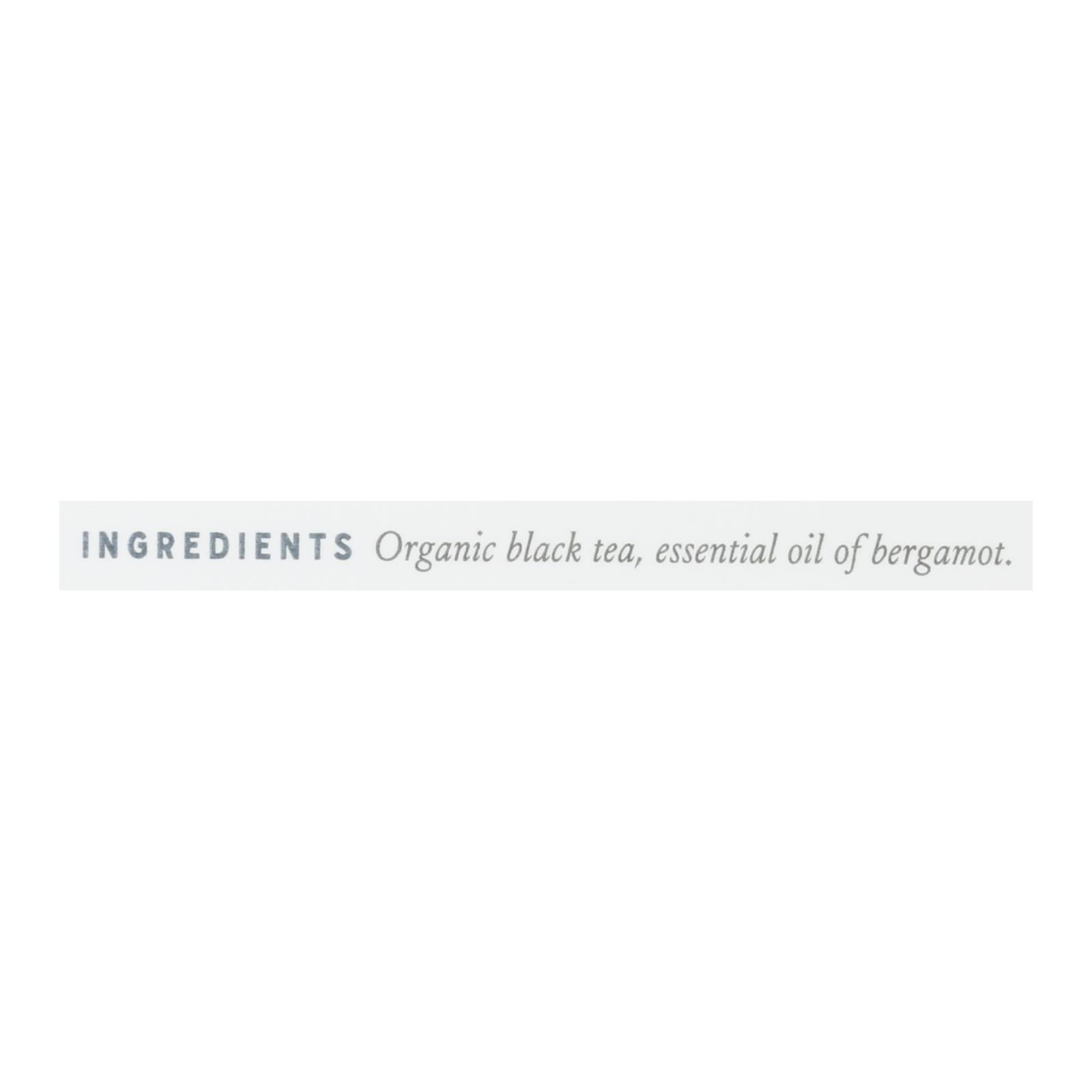 Rishi Organic Tea - Earl Grey - Case of 6 - 15 Bags