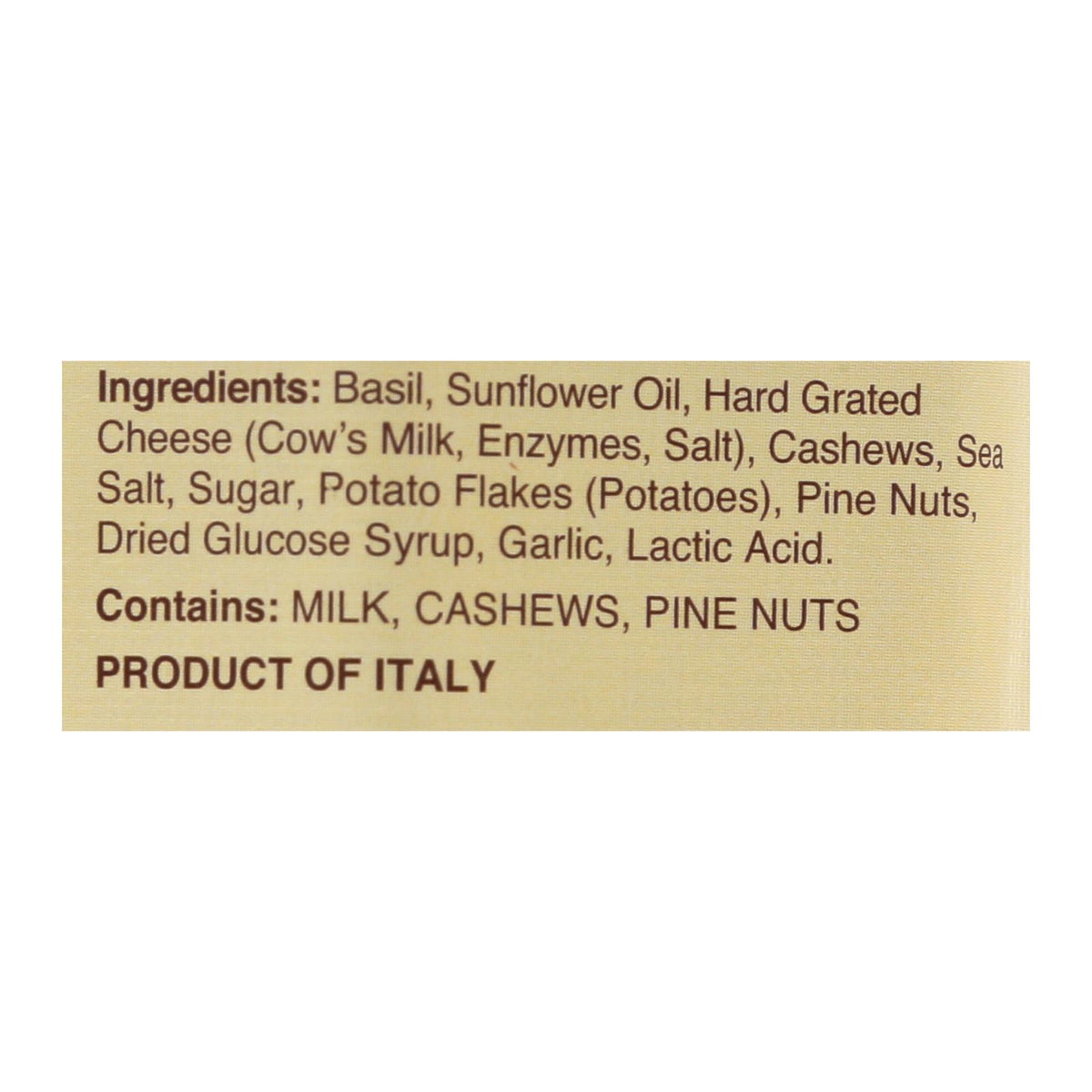 Rao's Specialty Food Homemade Basil Pesto Sauce - Case of 6 - 6.7 OZ