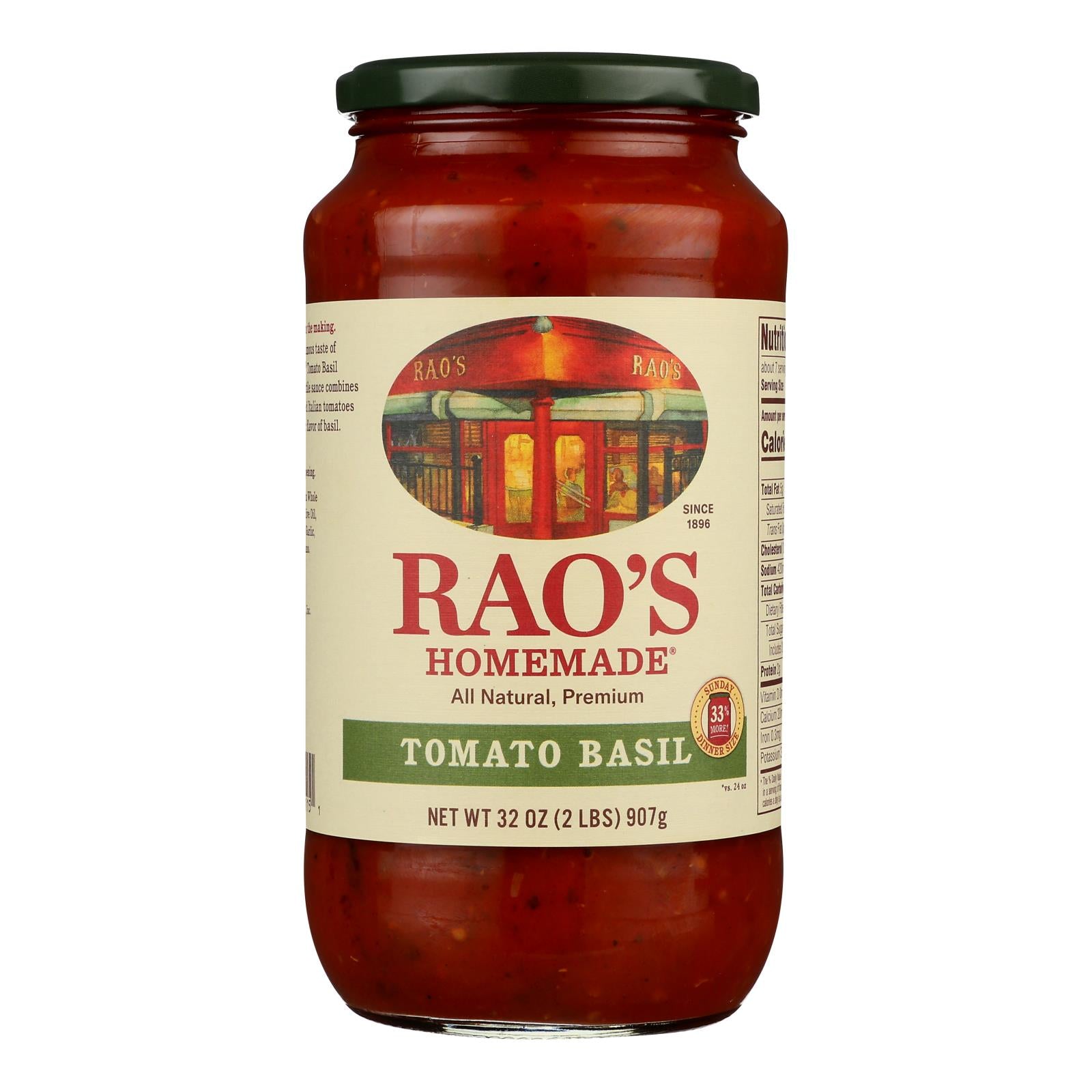 Rao's Tomato Basil Sauce - Case of 6 - 32 OZ