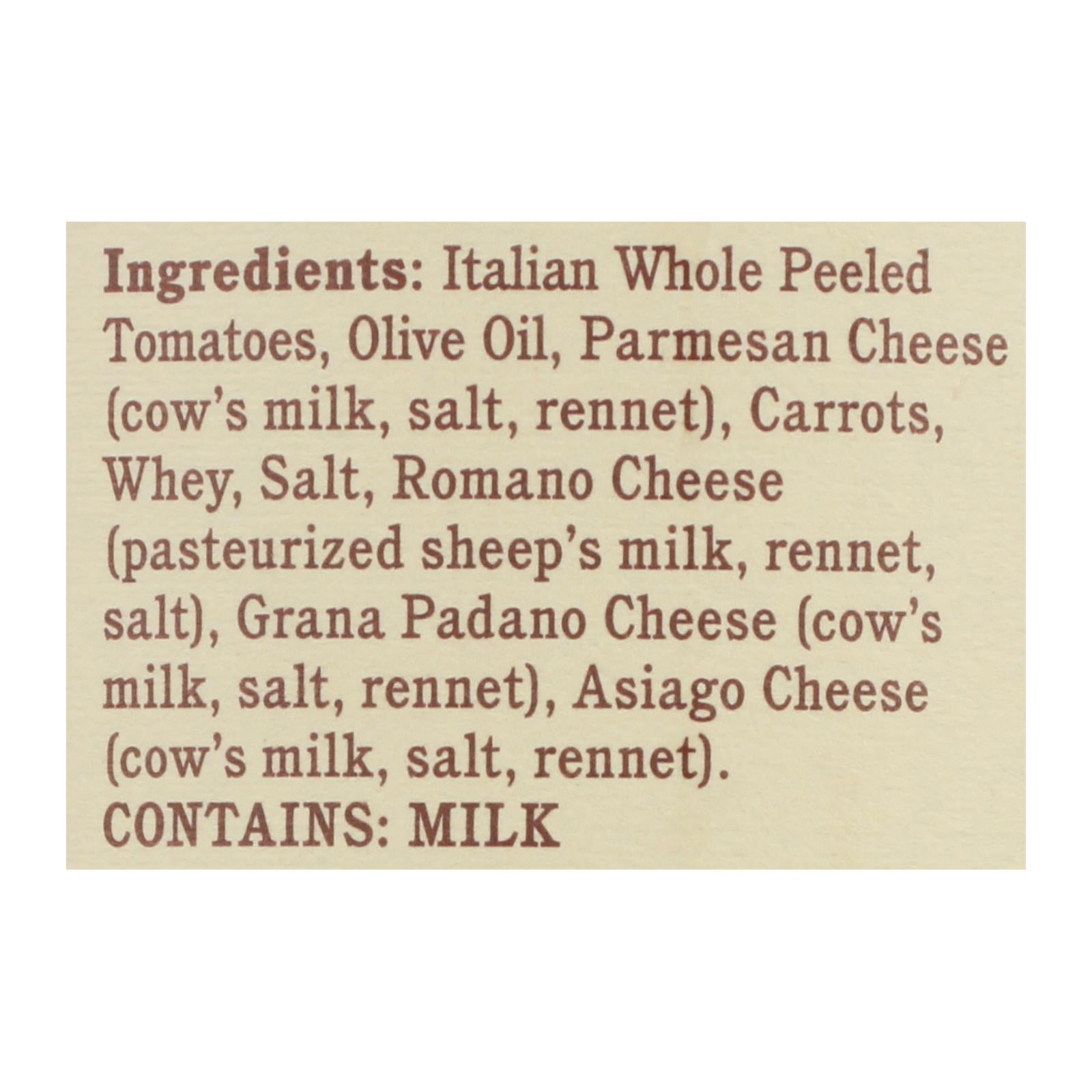 Rao's Specialty Food Homemade Sauce - 4 Cheese - Case of 12 - 24 oz.