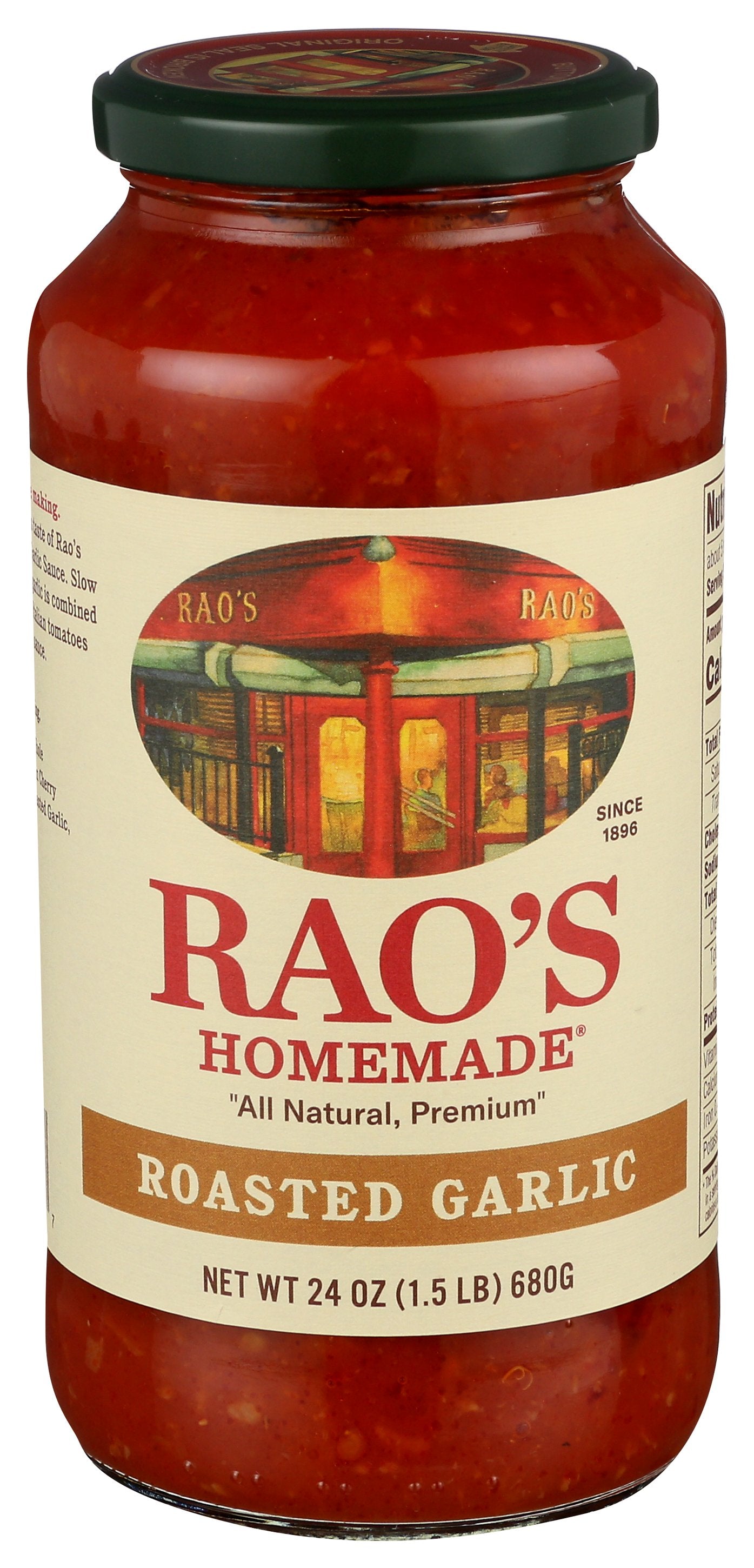 RAOS SAUCE RSTD GARLIC - Case of 12