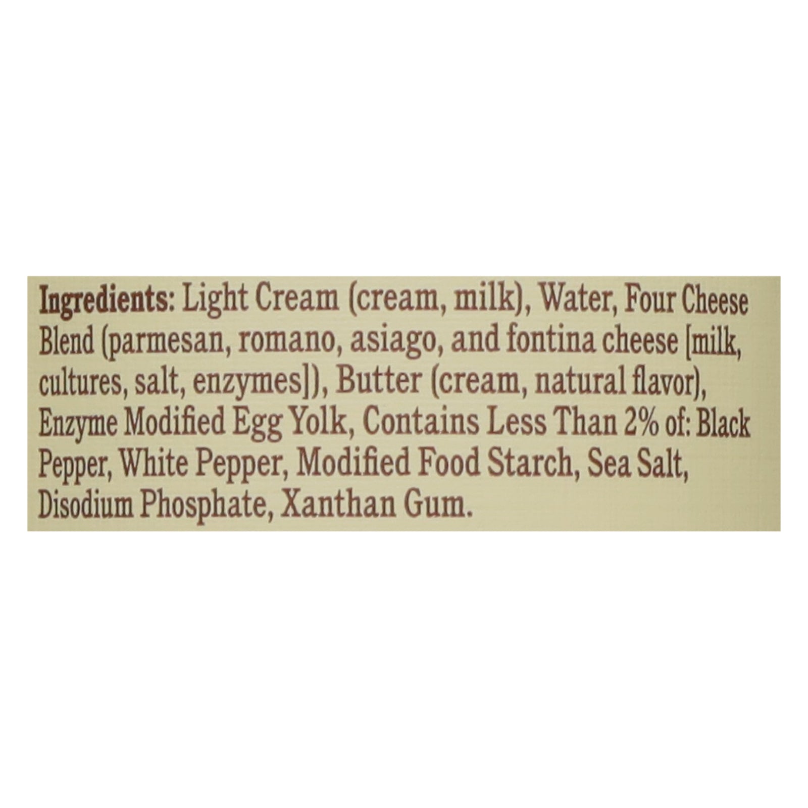 Rao's - Sce Pasta Alfredo 4 Chs - CS of 6-15 FZ