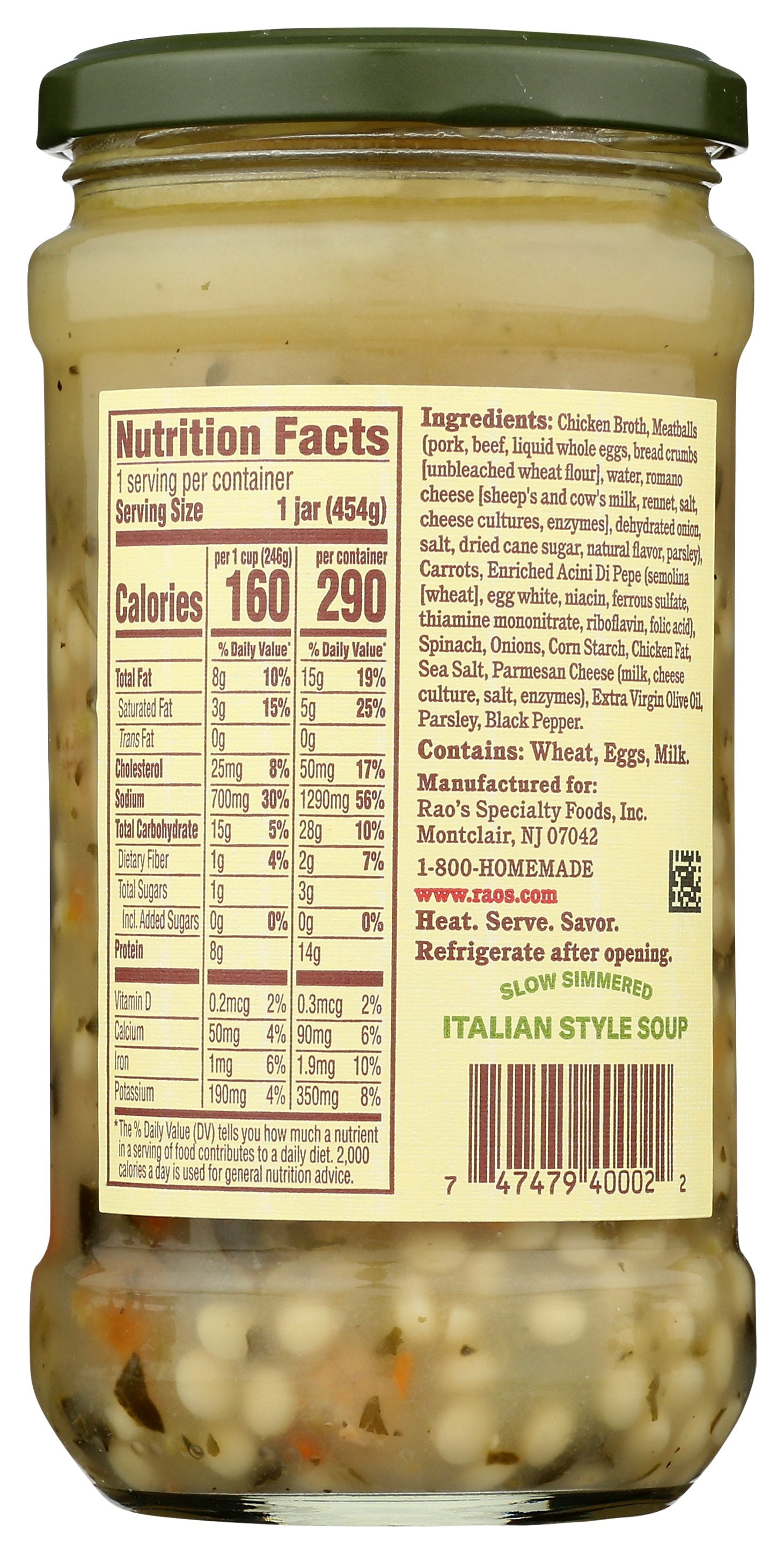 RAOS SOUP RTE ITALIAN WEDDING - Case of 6